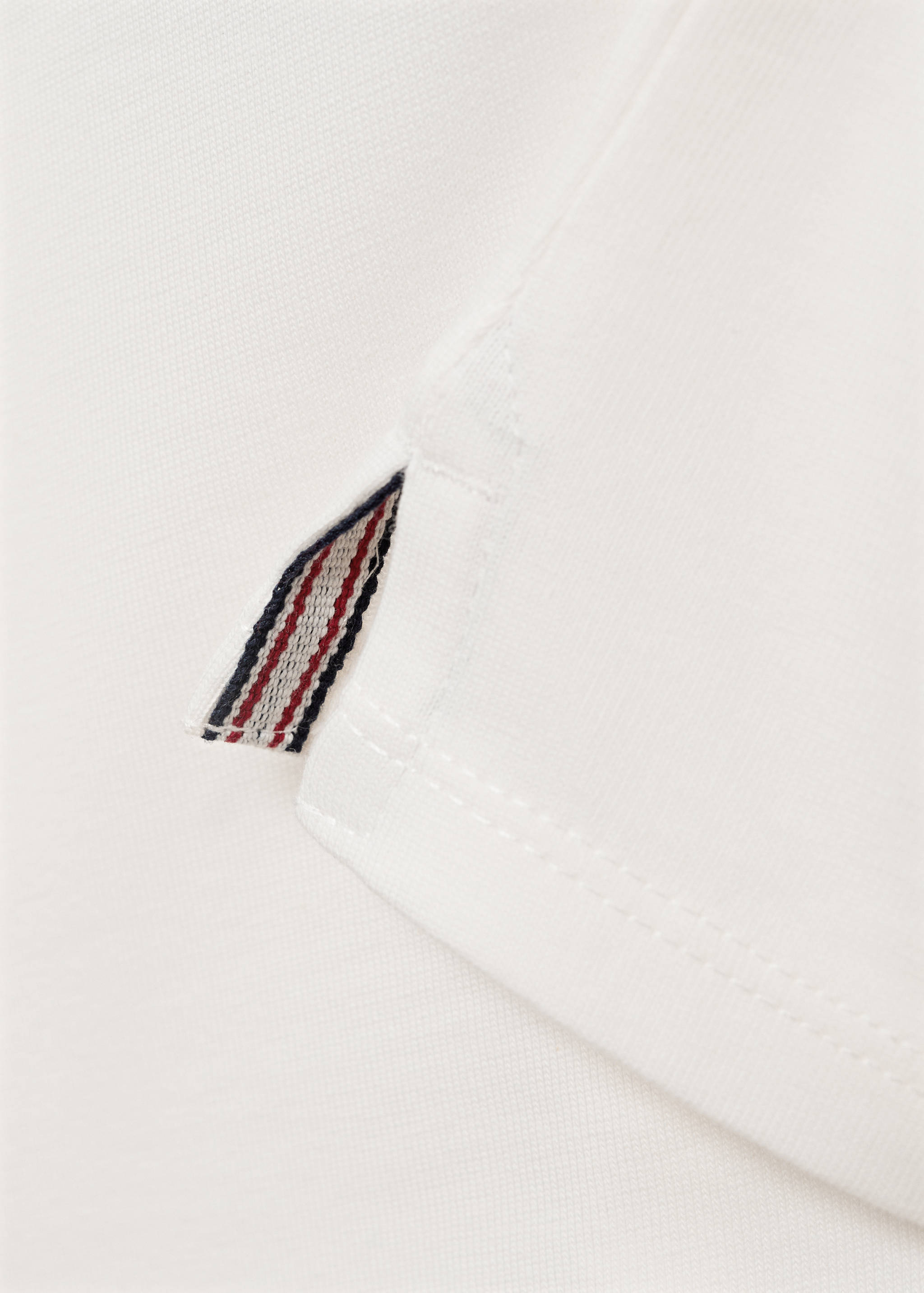 Printed cotton polo shirt - Details of the article 8