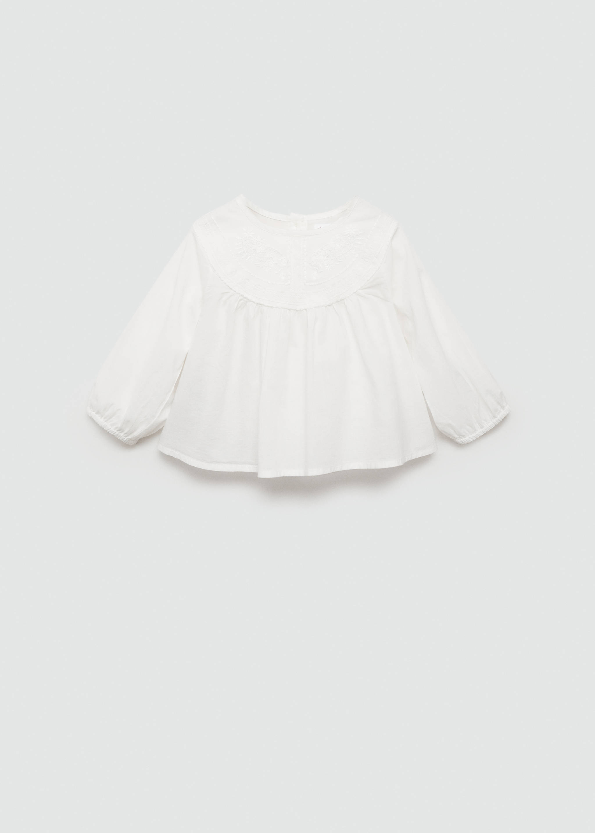 Embroidered cotton blouse - Article without model