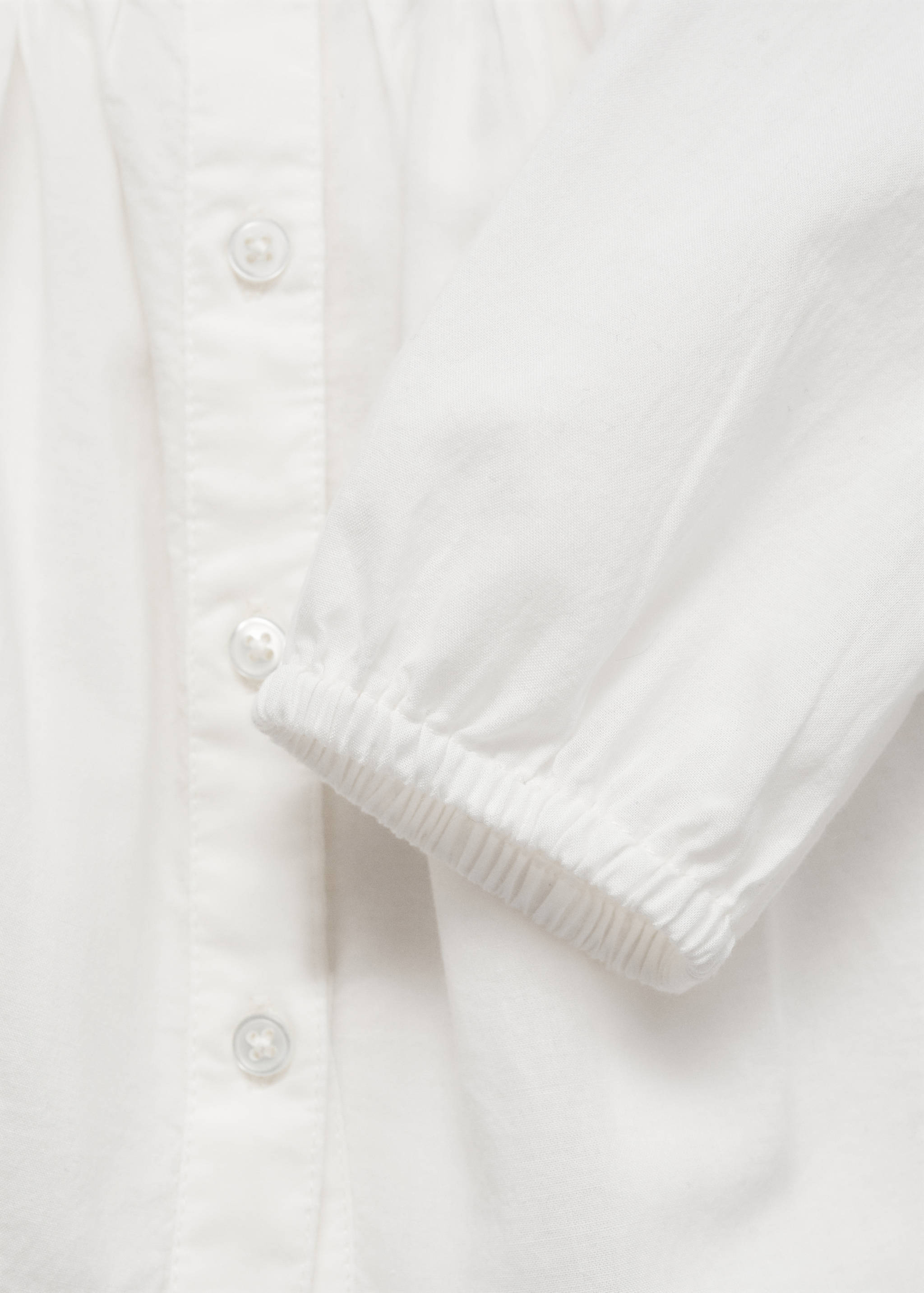 Embroidered cotton blouse - Details of the article 0