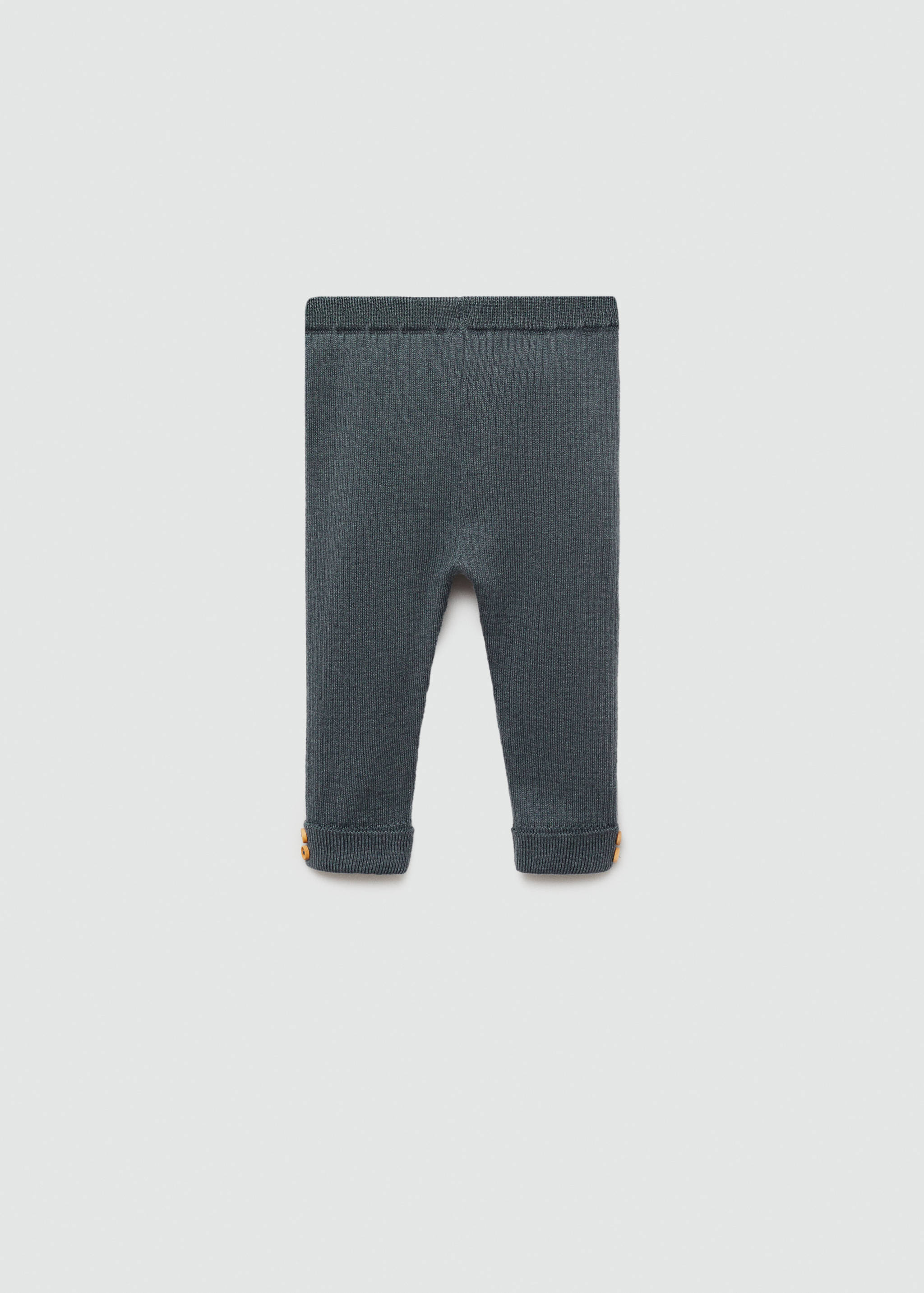 Leggings canalé algodón - Reverso del artículo
