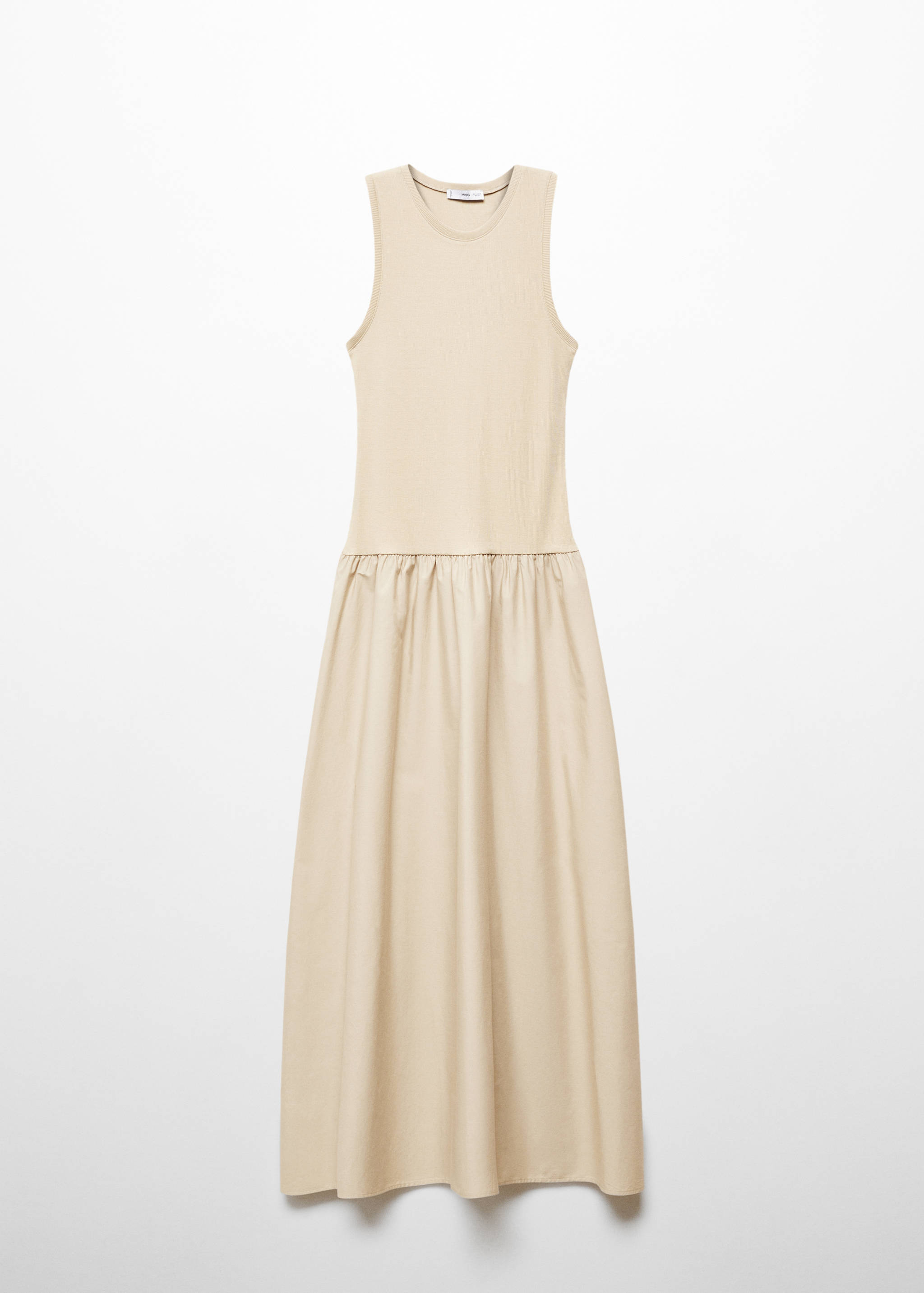 Vestido evasé combinado - Artículo sin modelo