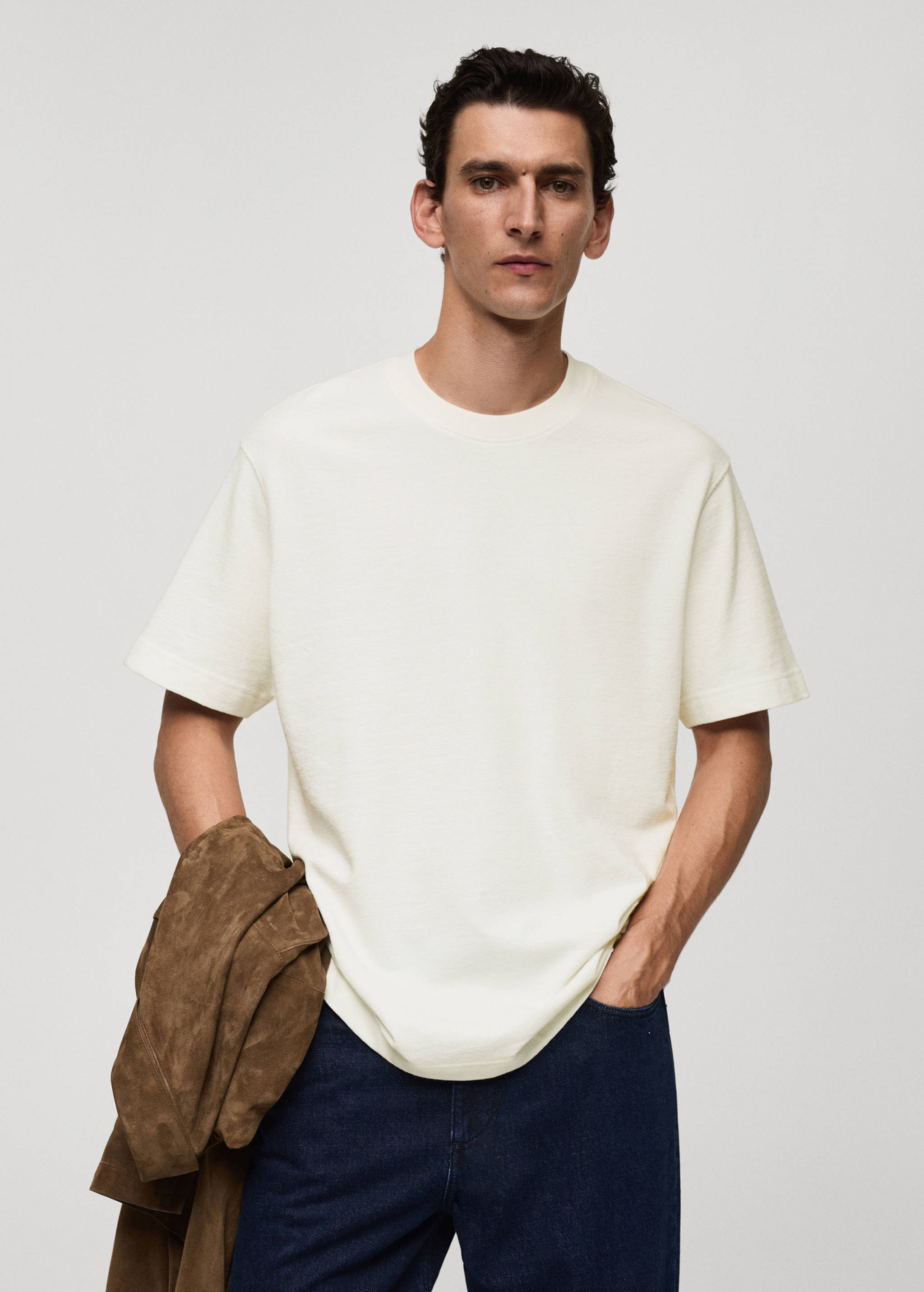 100%棉质宽松款T恤 - null