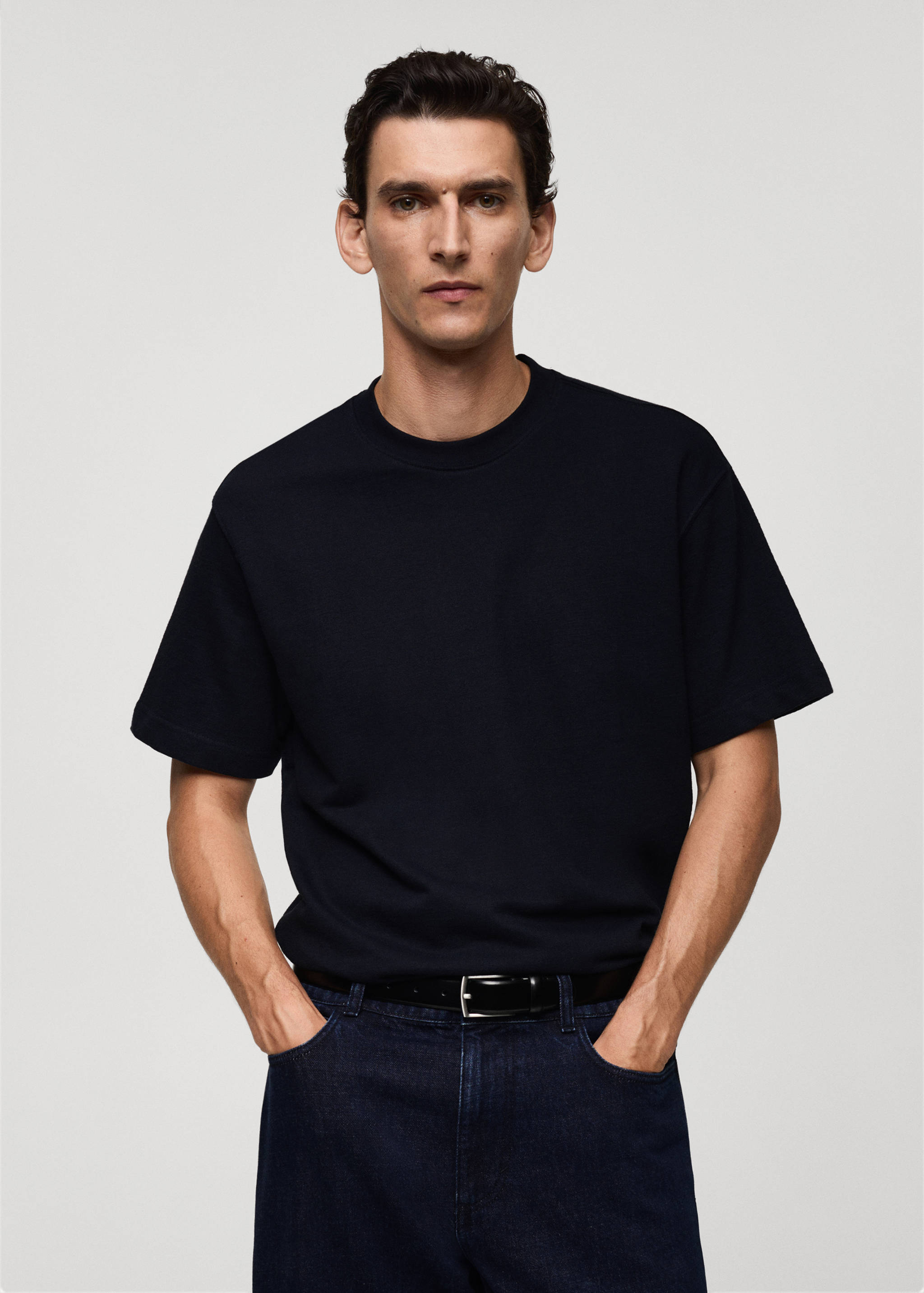 100%棉质宽松款T恤 - null