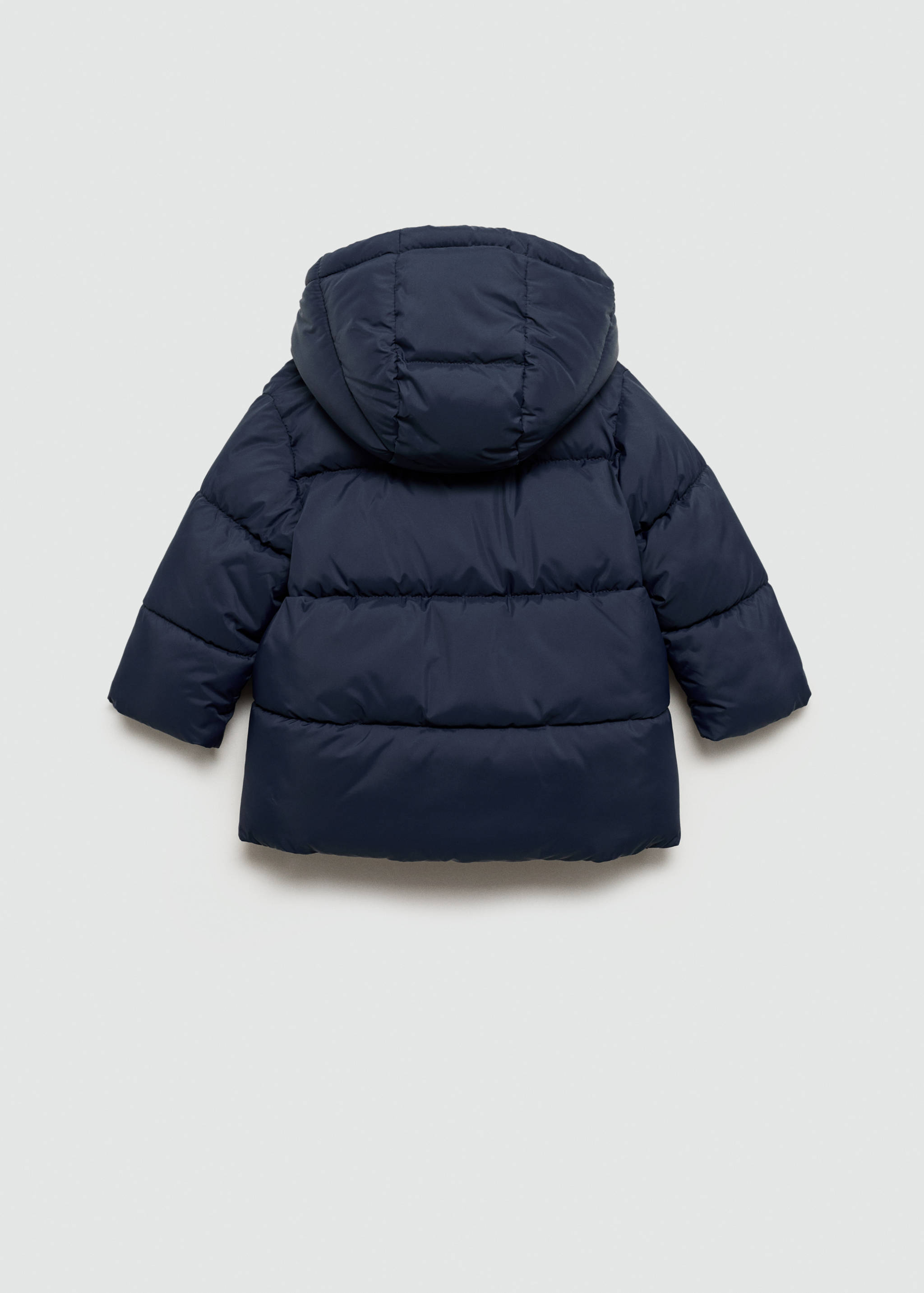 Hood puffer coat - Reverse of the article