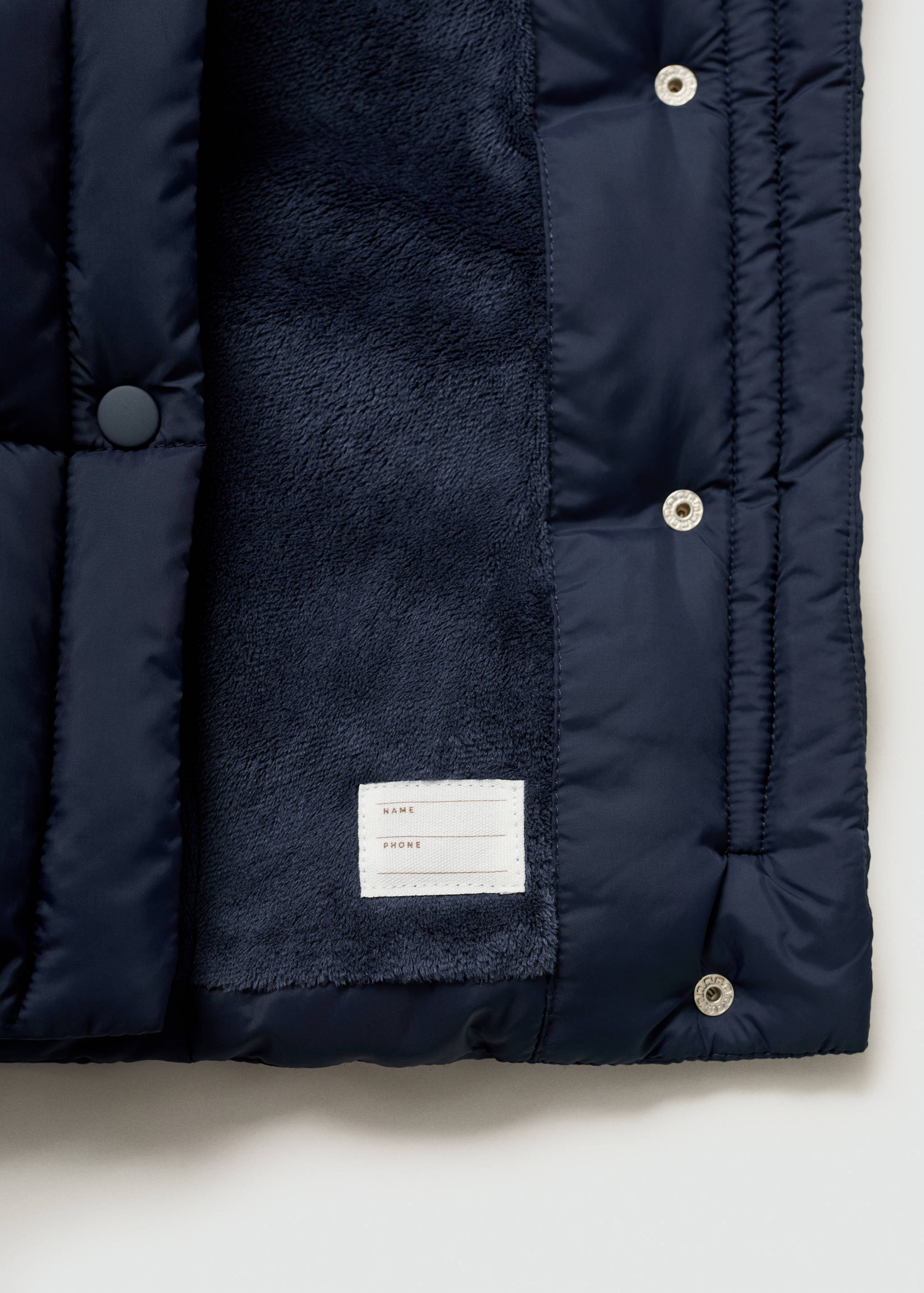 Hood puffer coat - Details of the article 0