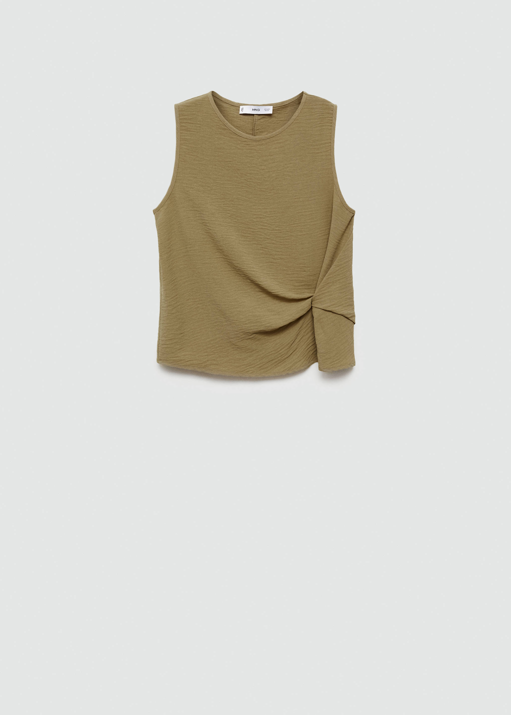 Textured top with knot detail - Article without model