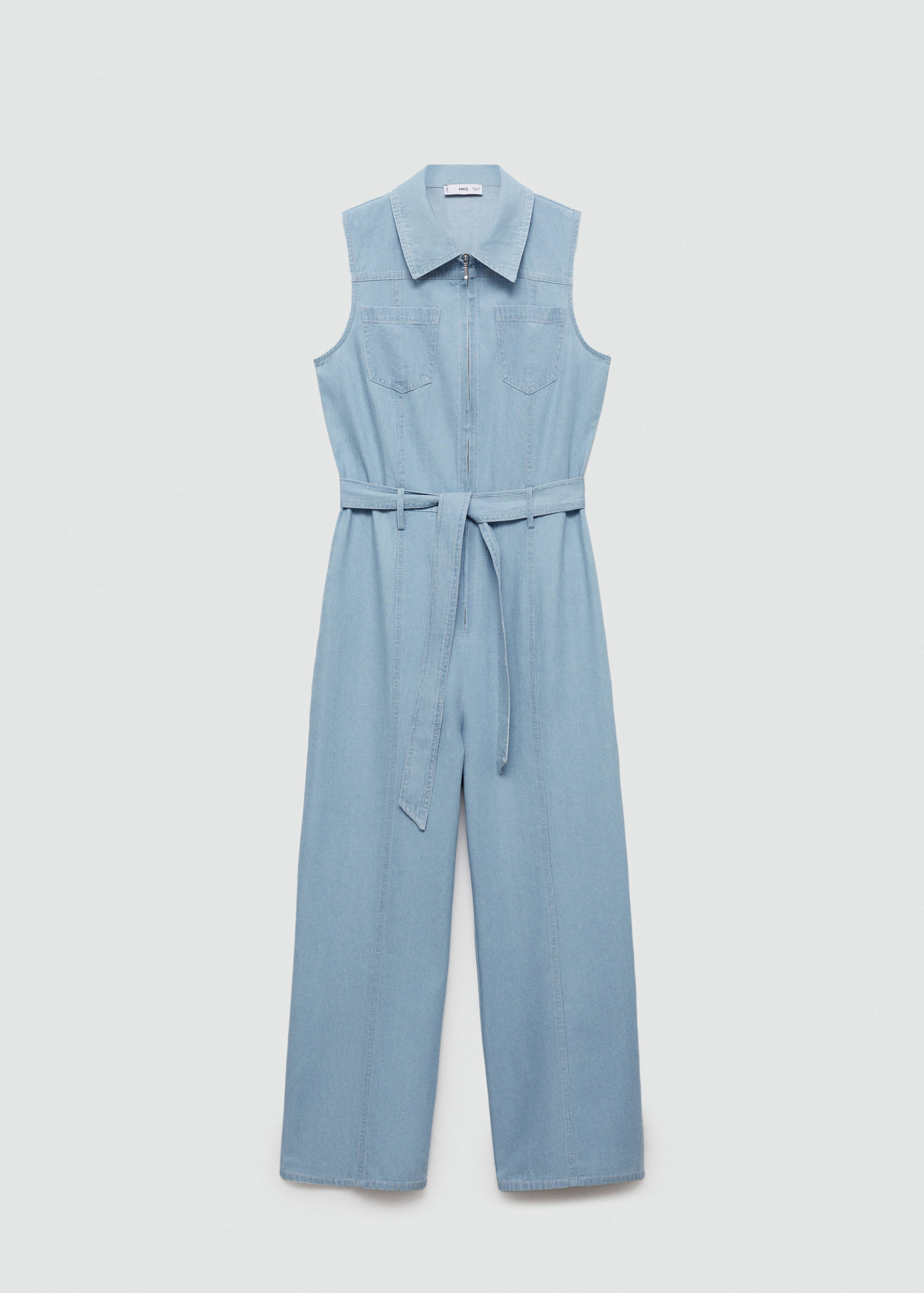Denim jumpsuit belt - Article without model