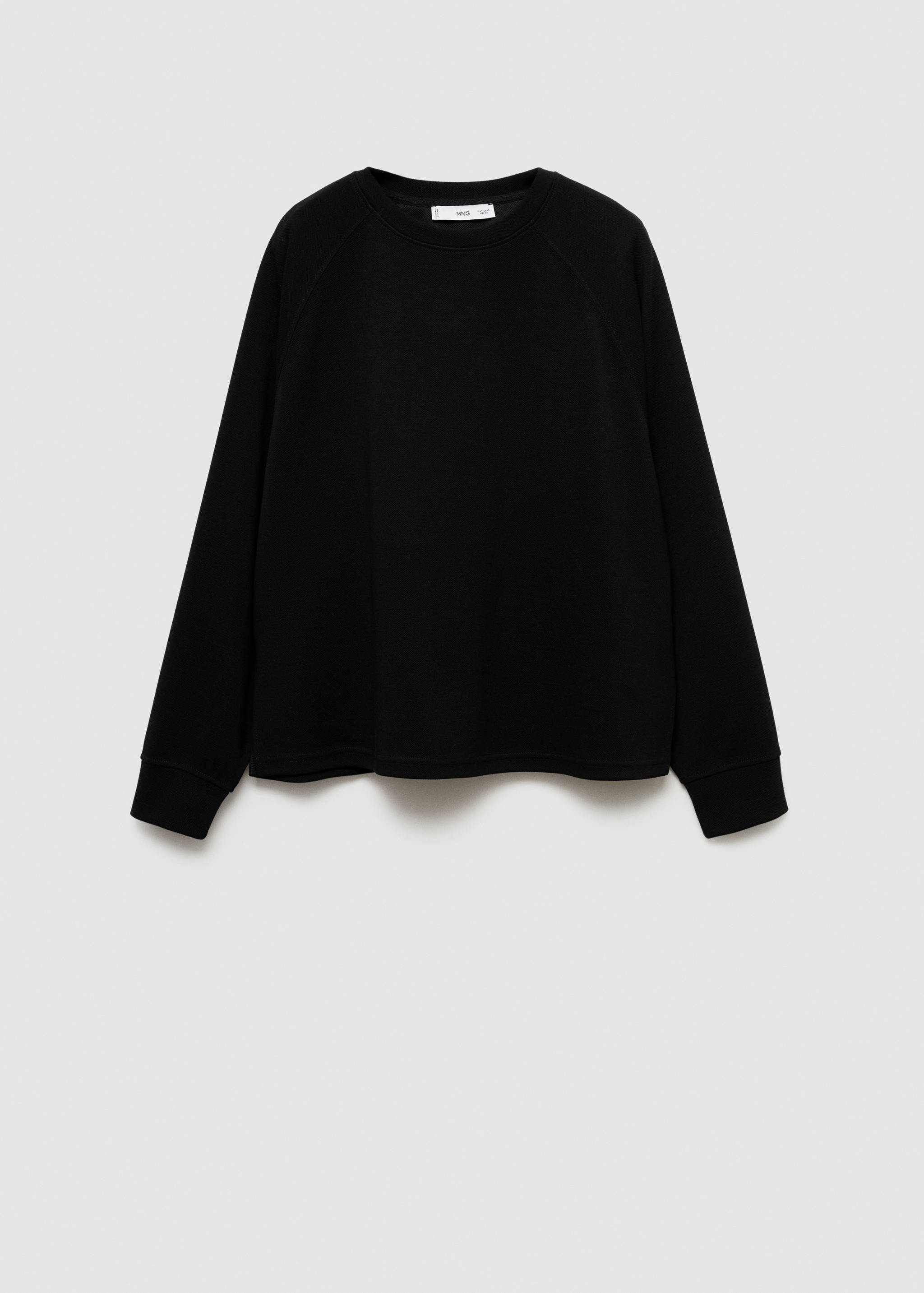 Decorative stitching sweatshirt - Article without model