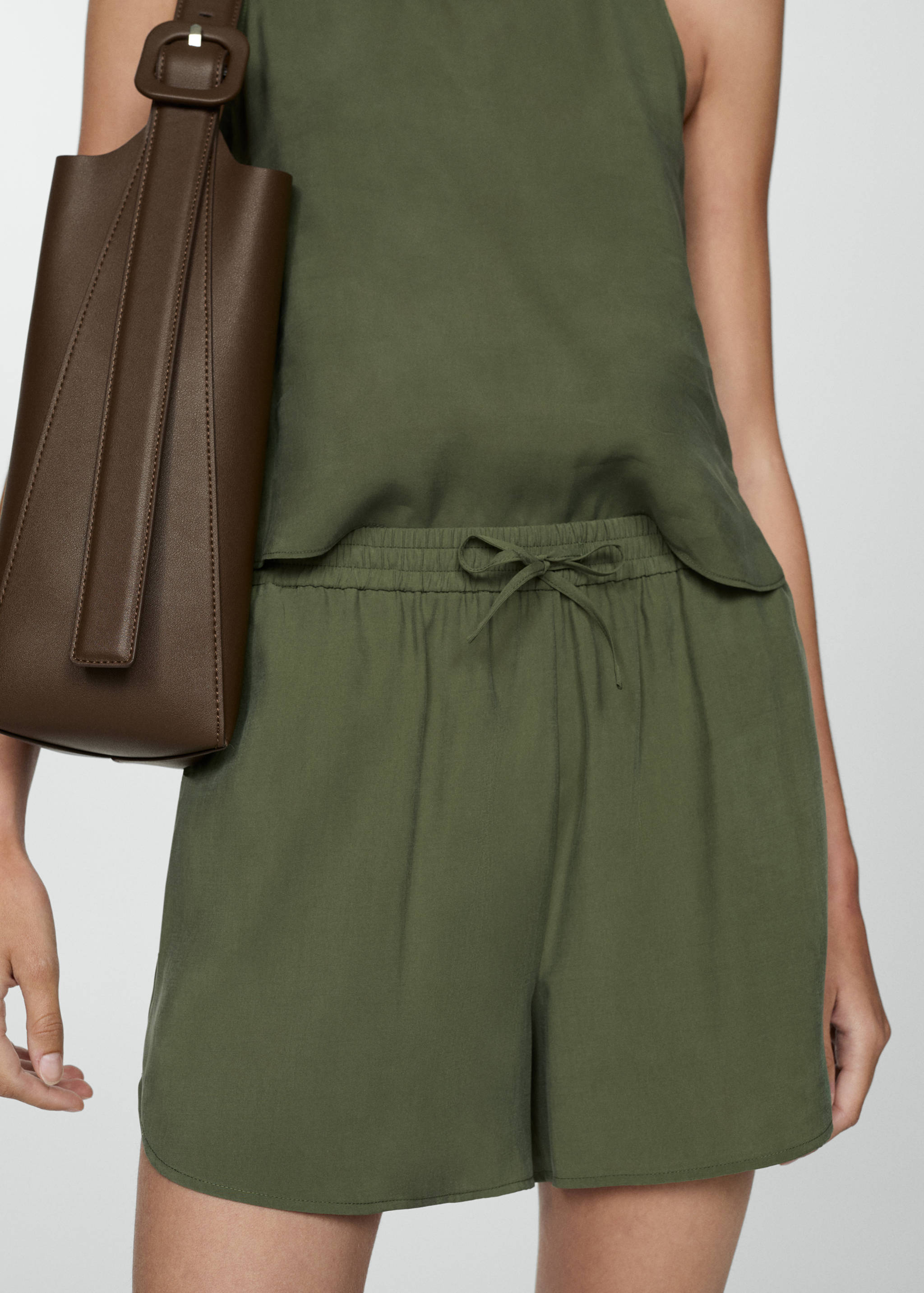 Modal shorts with bow - Details of the article 1