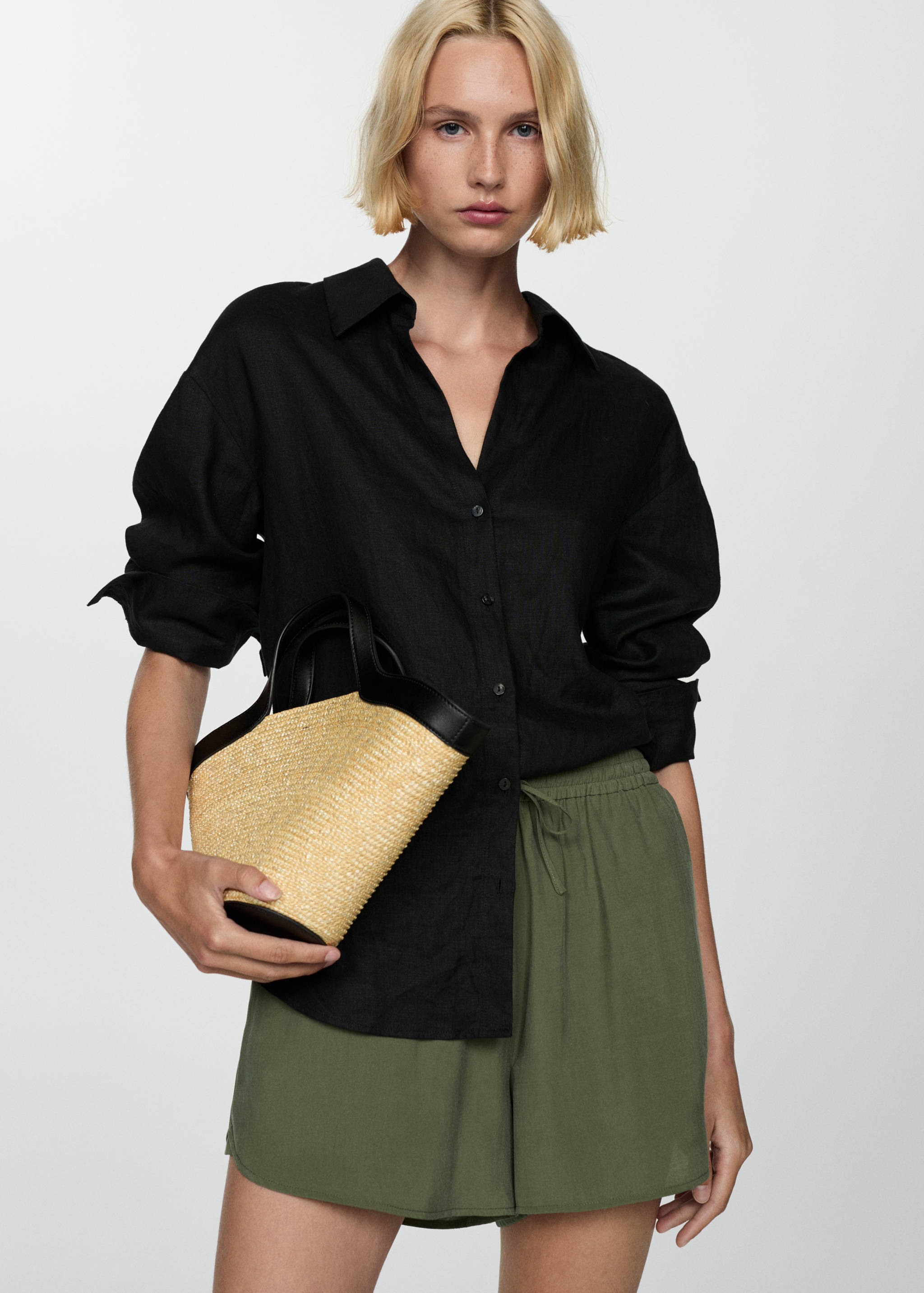 Modal shorts with bow - Details of the article 6