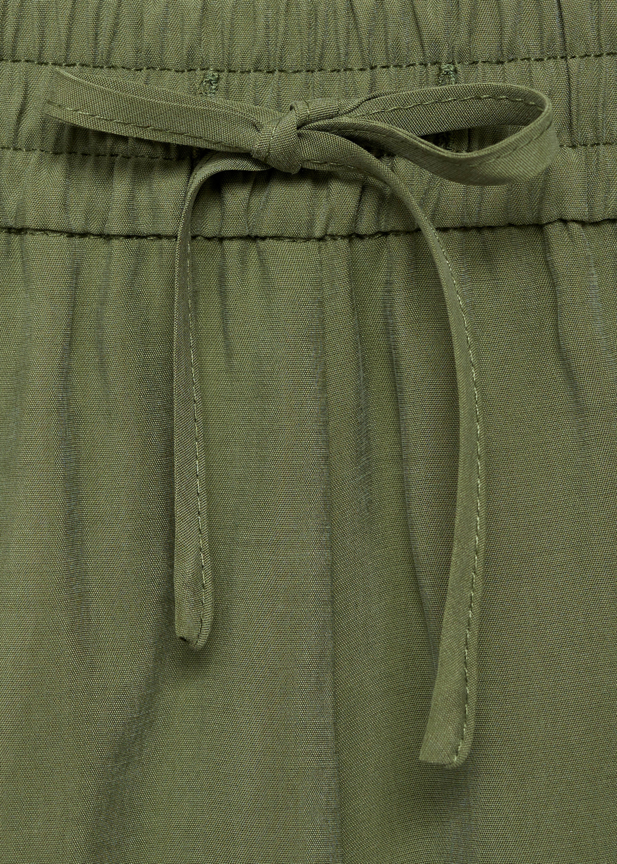 Modal shorts with bow - Details of the article 8