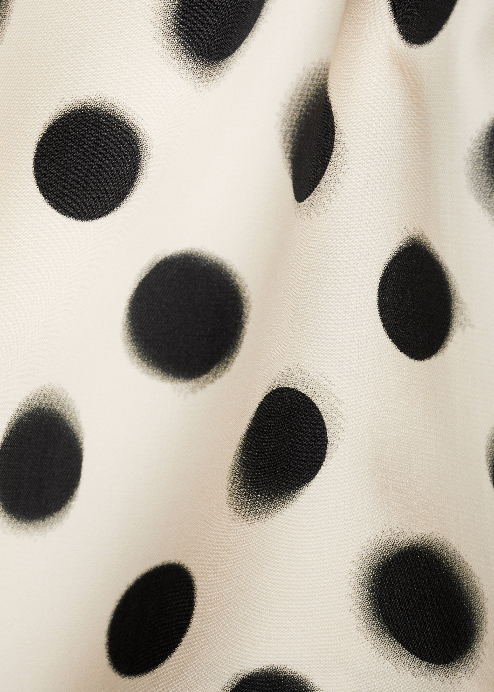 Polka-dot satin mini-skirt - Details of the article 8