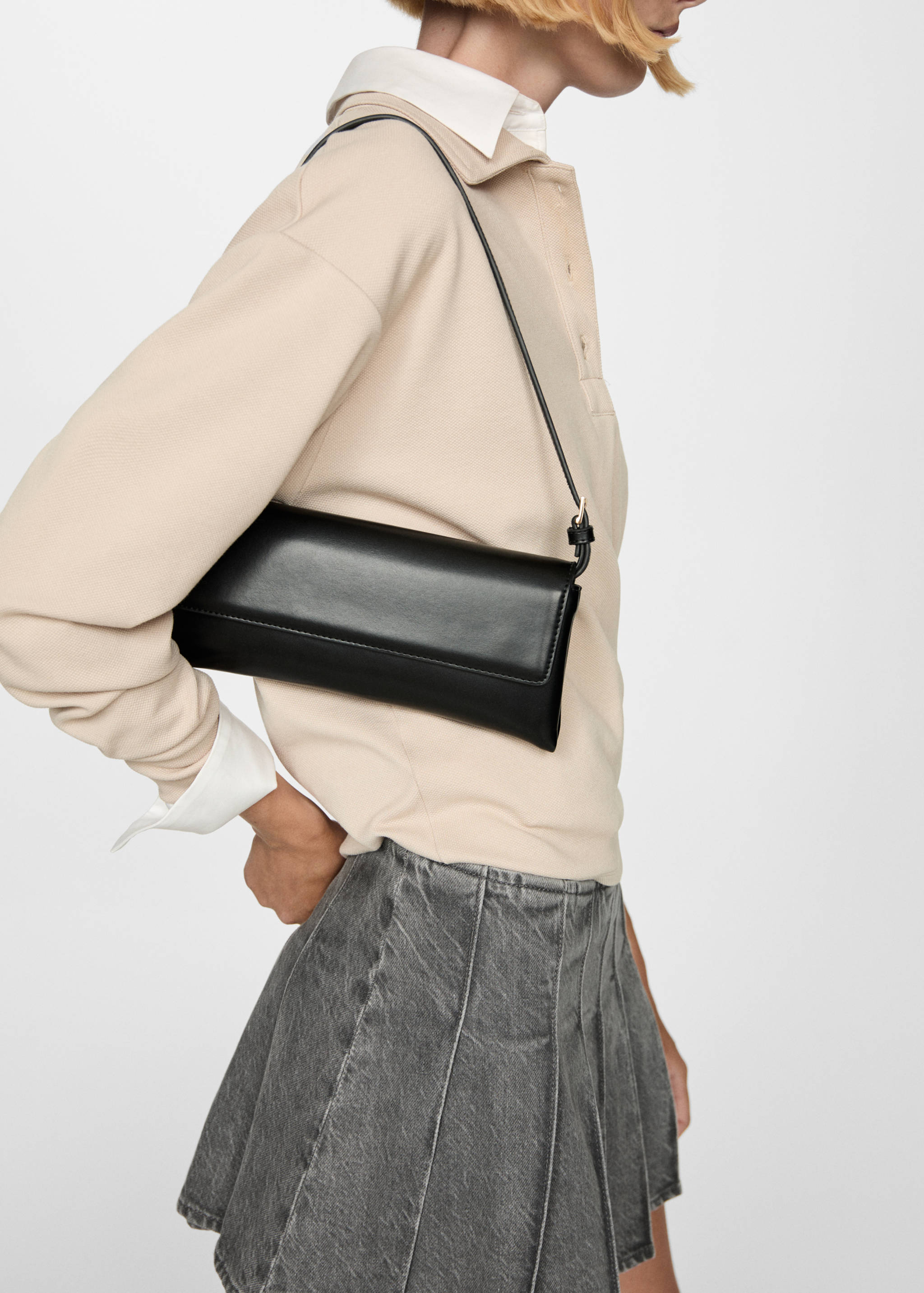 牛仔布迷你裙 - null