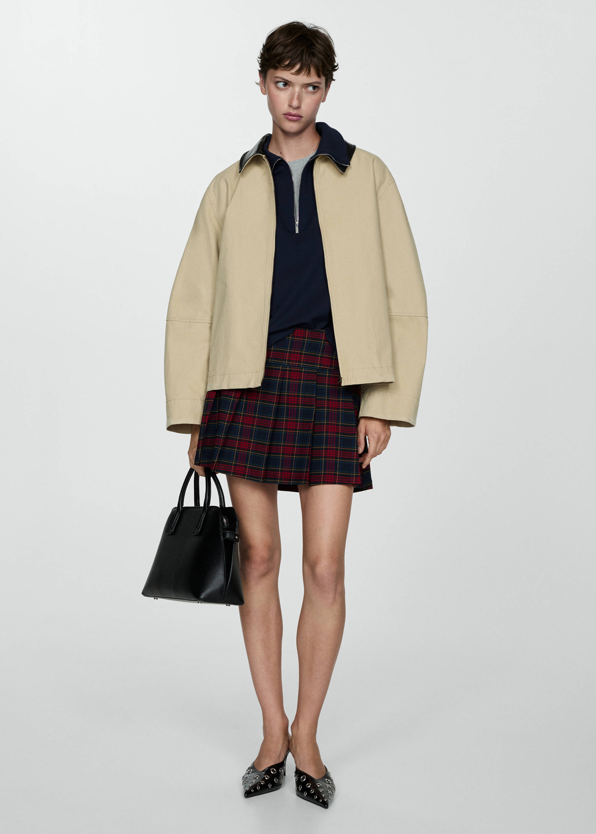 Jupe plissée carreaux - Plan général