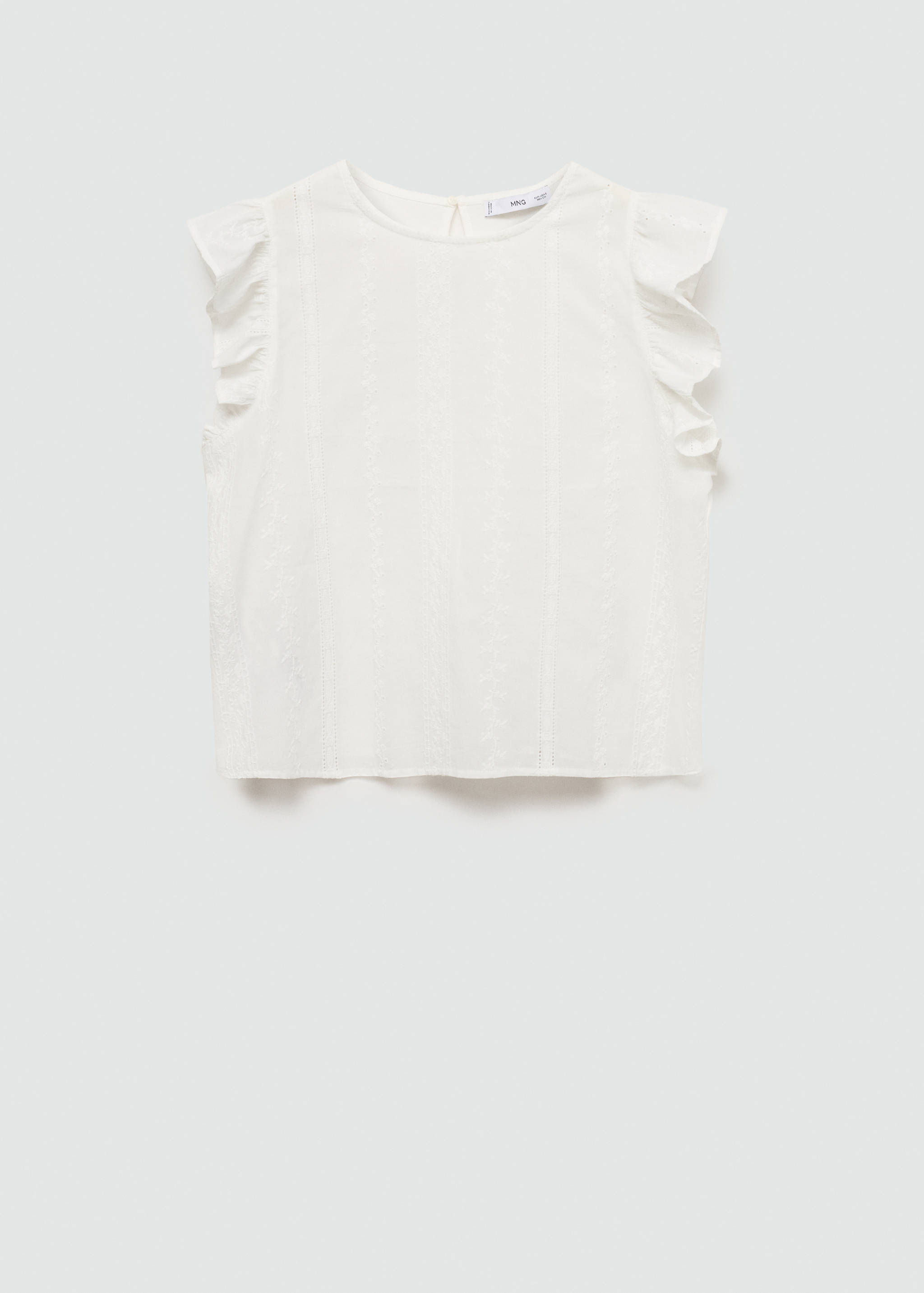 Ruffled cotton top - Article without model