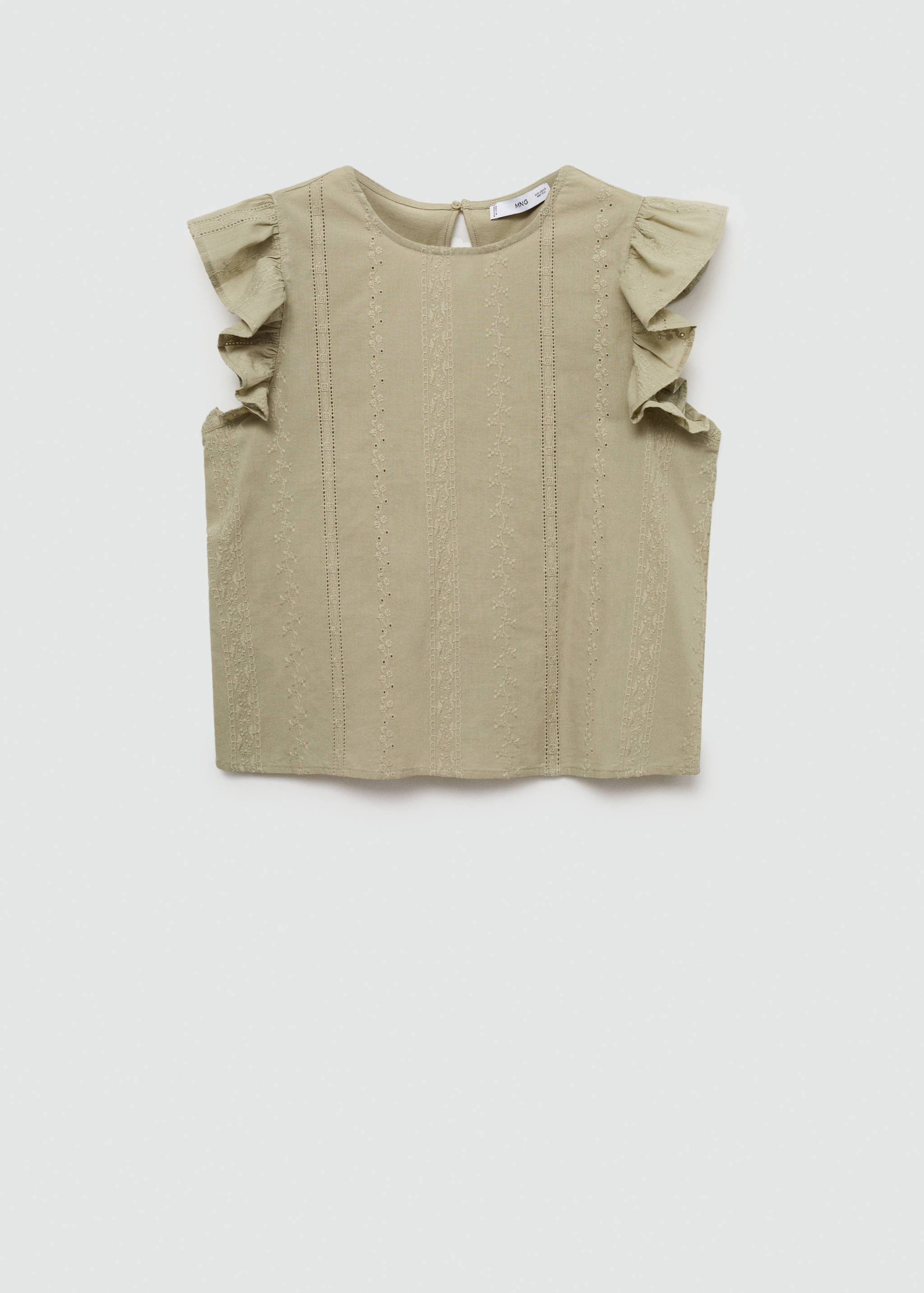 Ruffled cotton top - Article without model