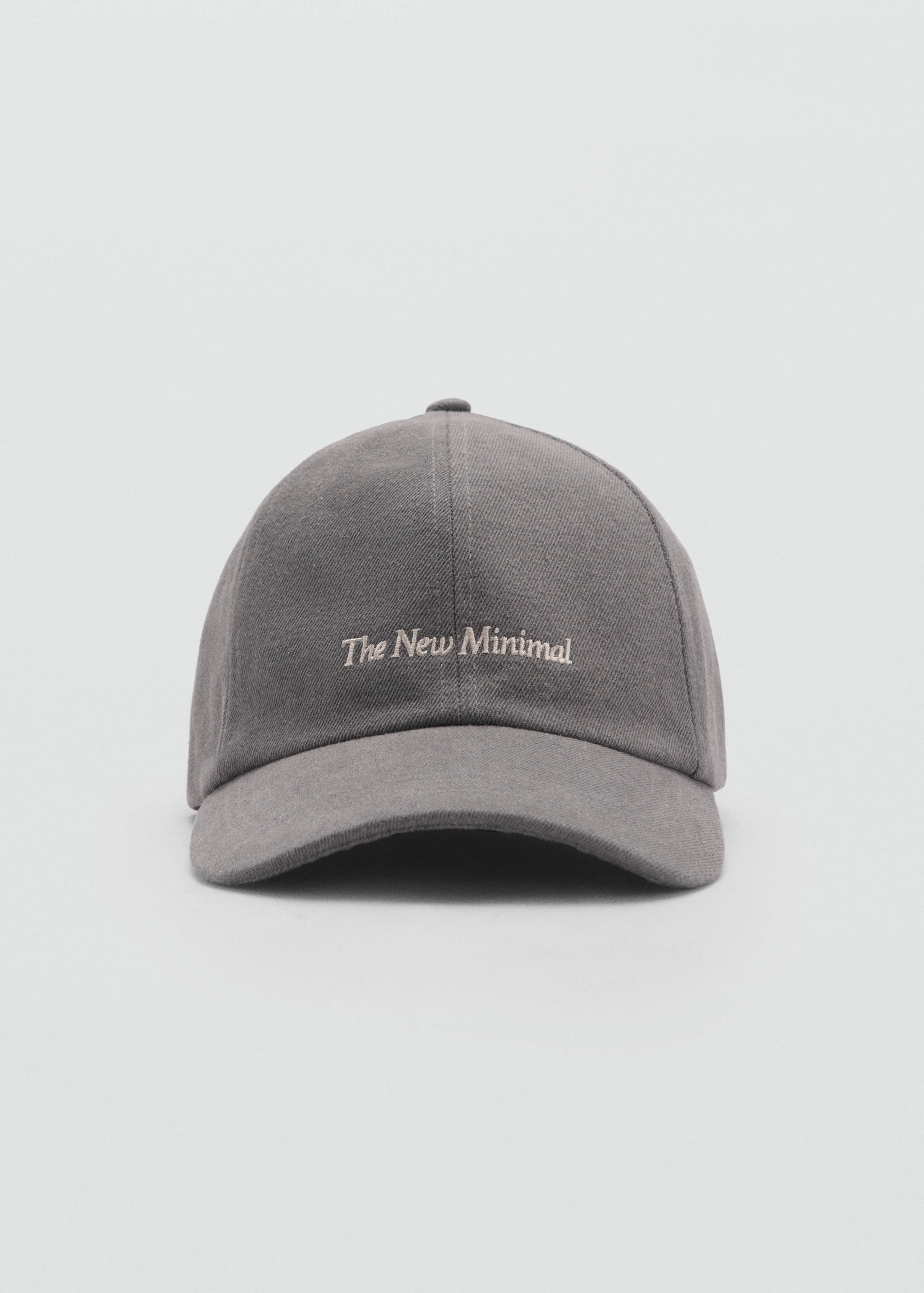 Embroidered message cap - Medium plane