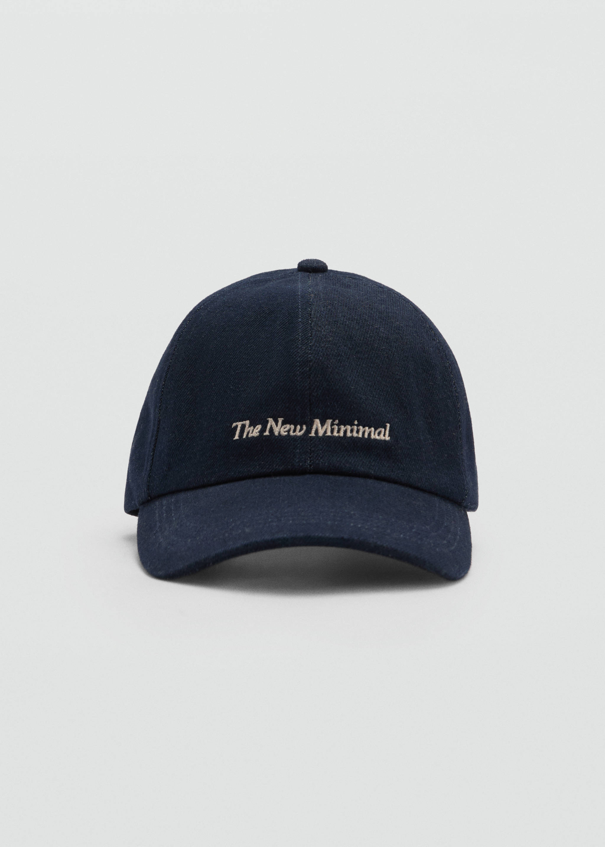 Embroidered message cap - Medium plane