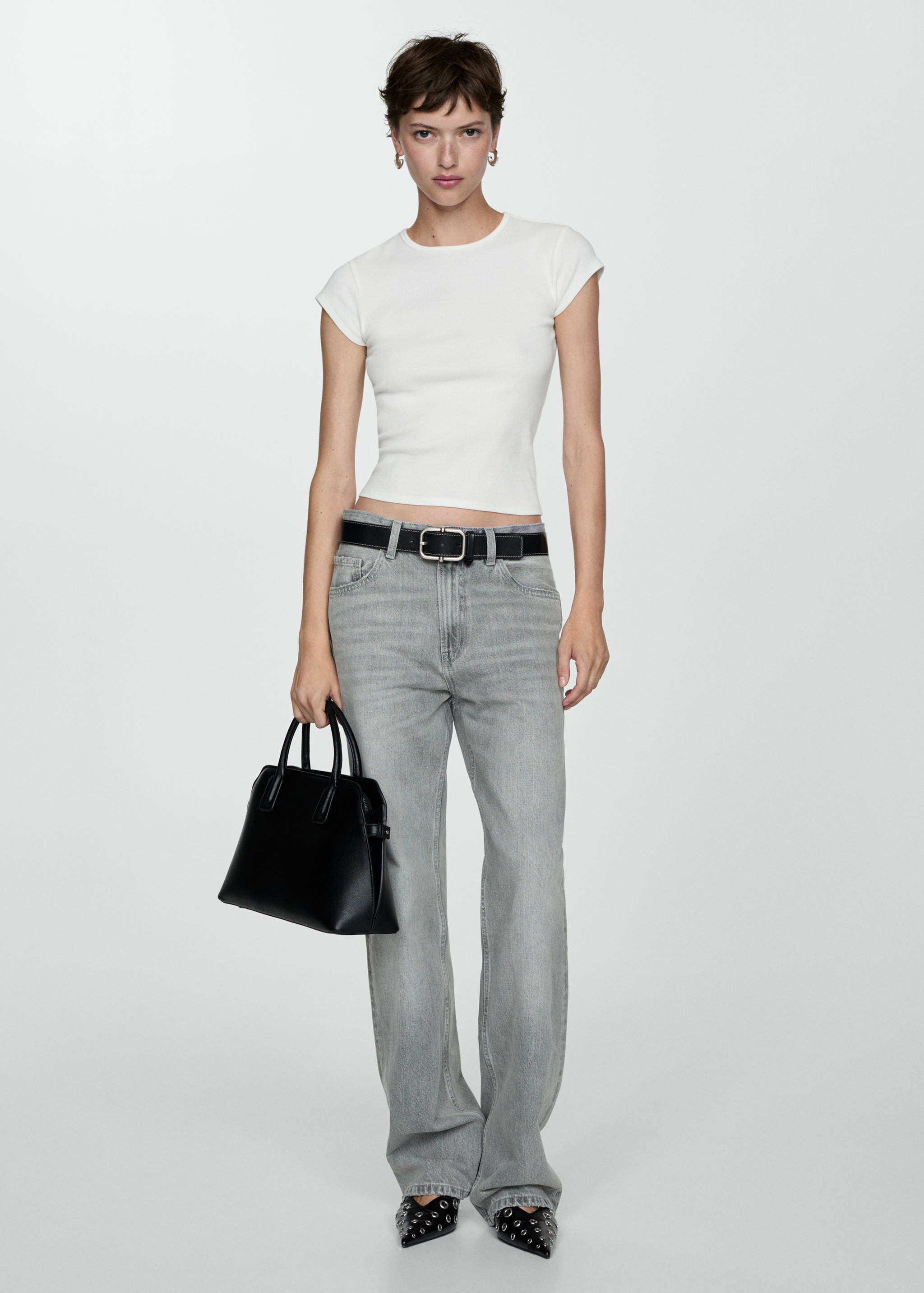 T-shirt manches courtes maille - Plan général