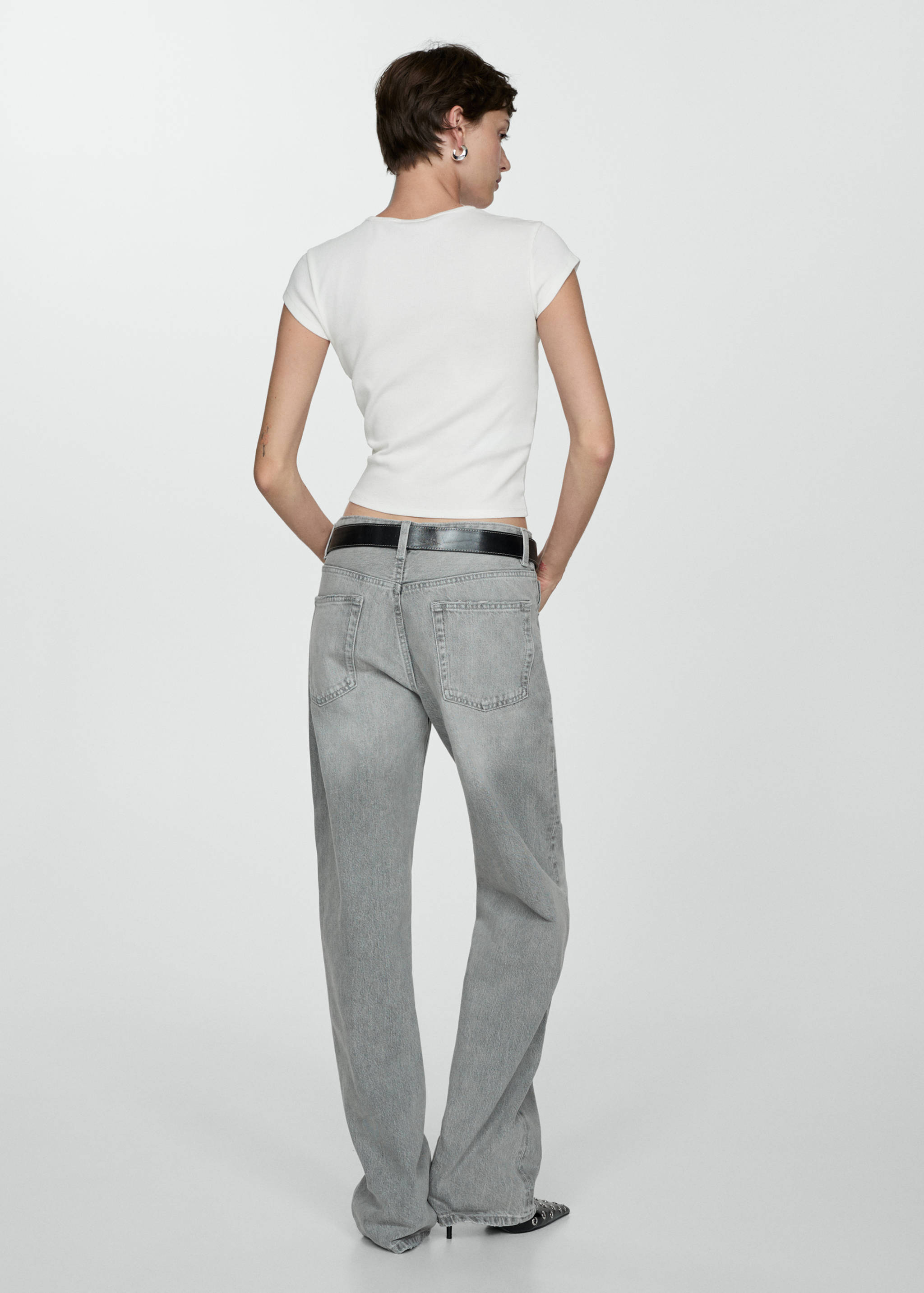 T-shirt manches courtes maille - Verso de l’article