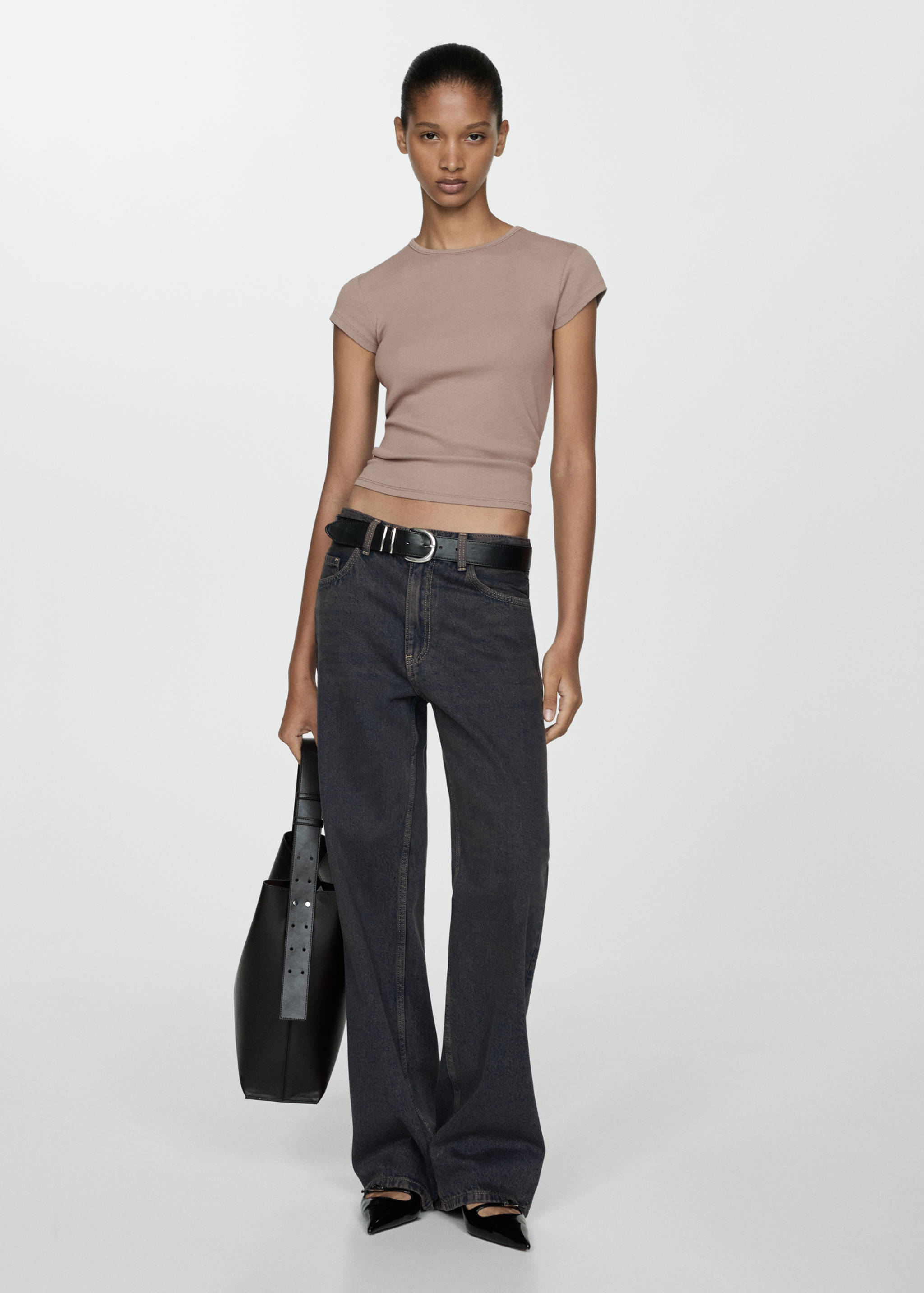 T-shirt manches courtes maille - Plan général