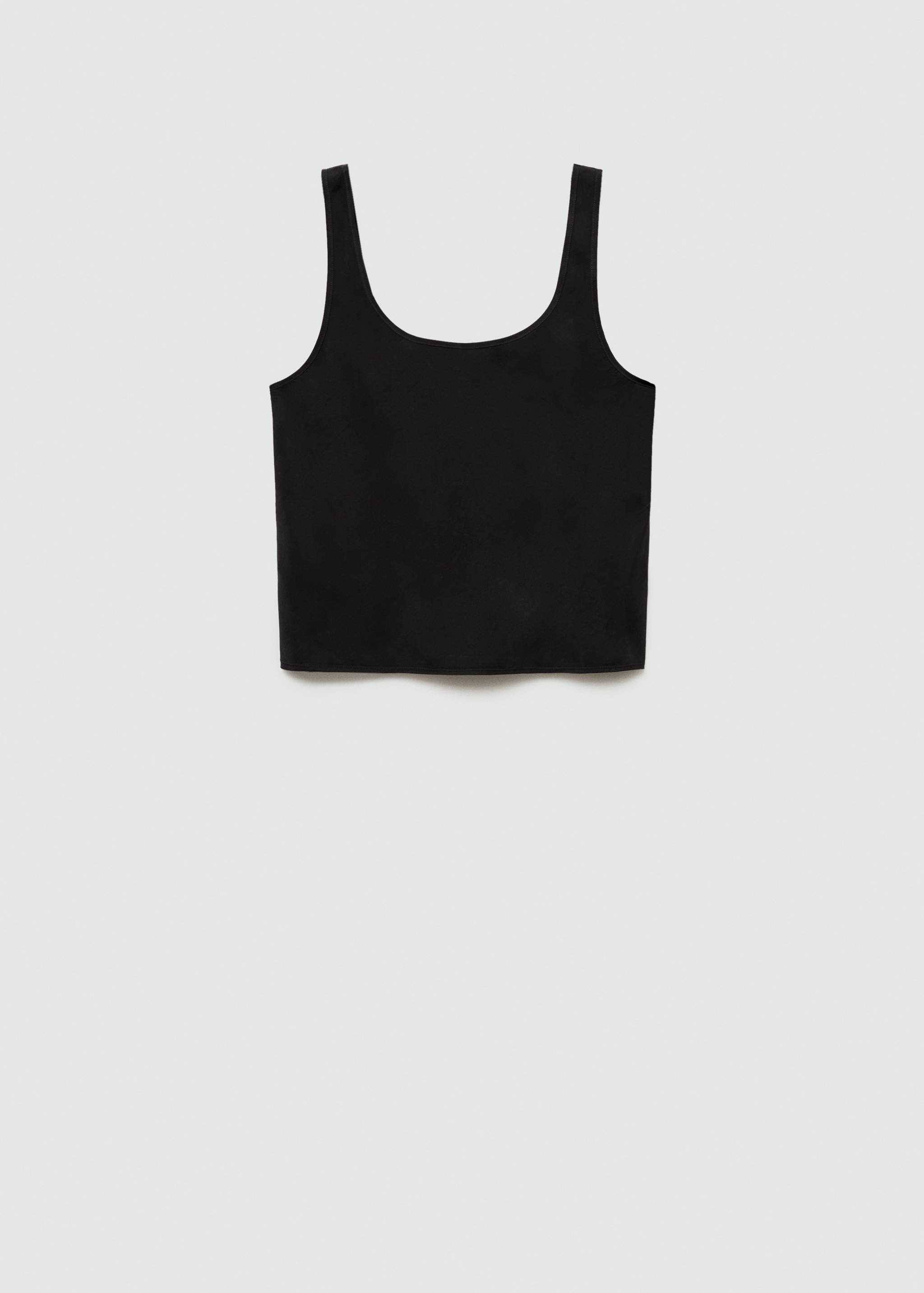Strapless cupro top - Article without model