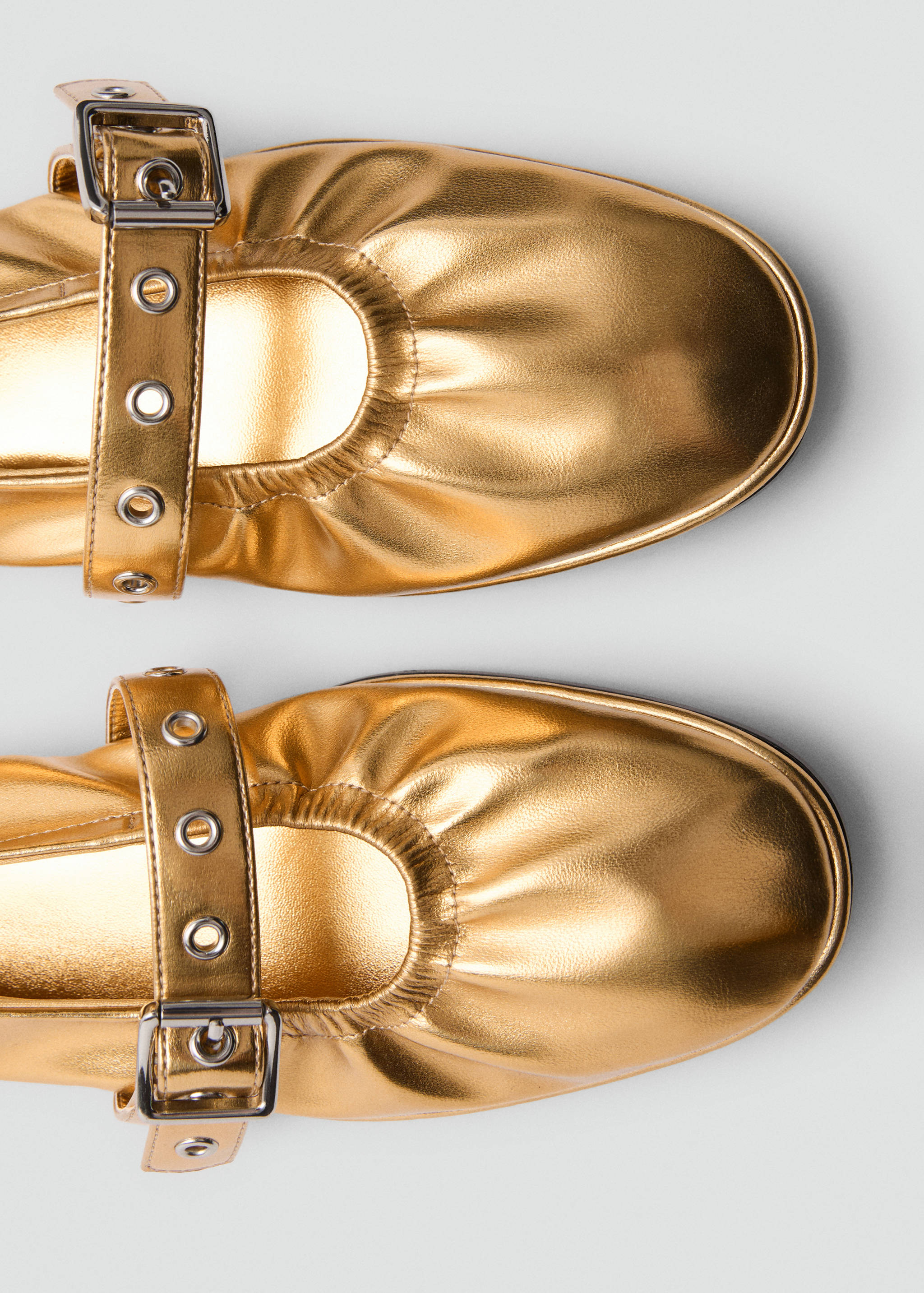 Round-toe ballet flats with buckle - Details of the article 2