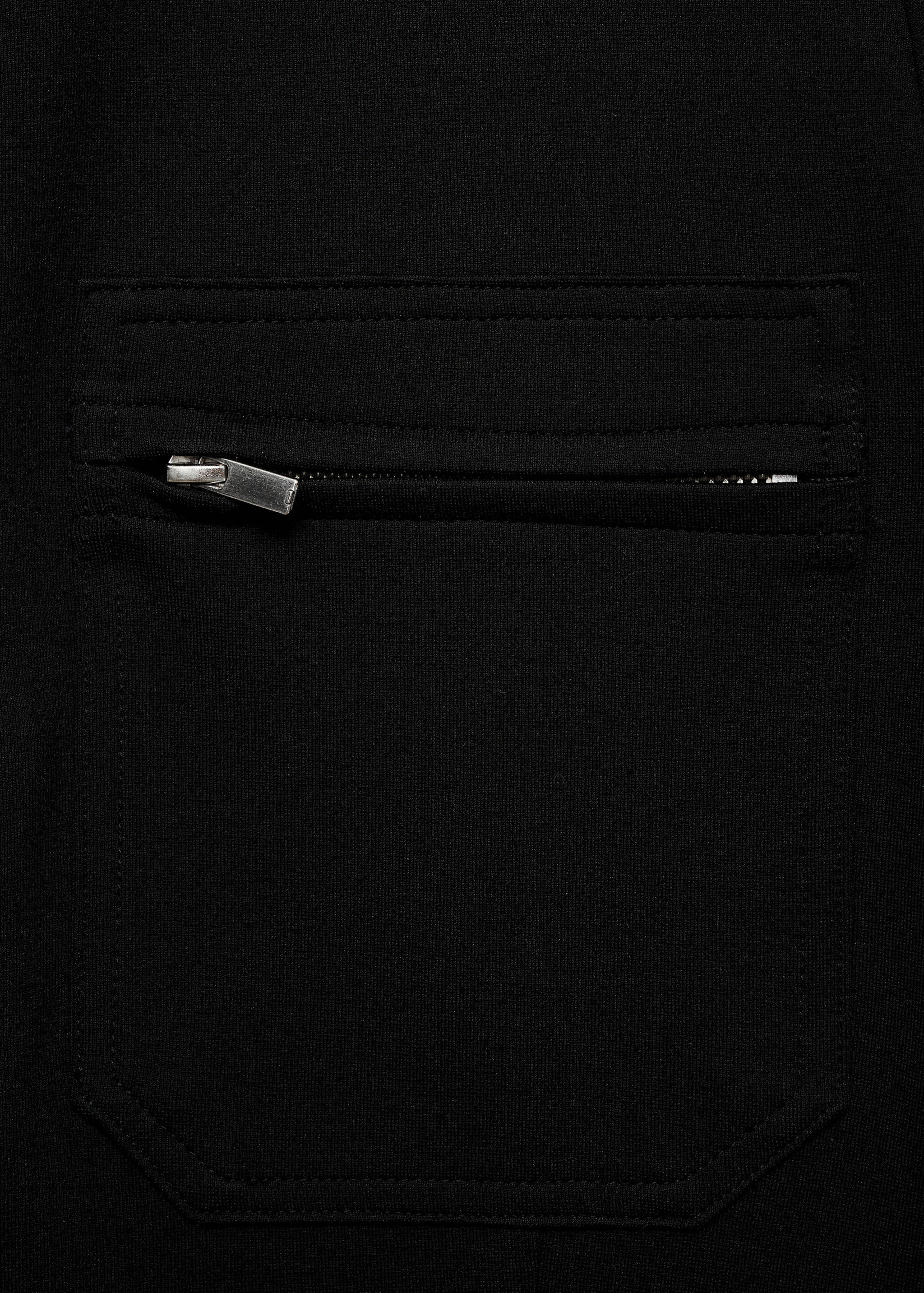 Long chest-pocket jumpsuit - Details of the article 0