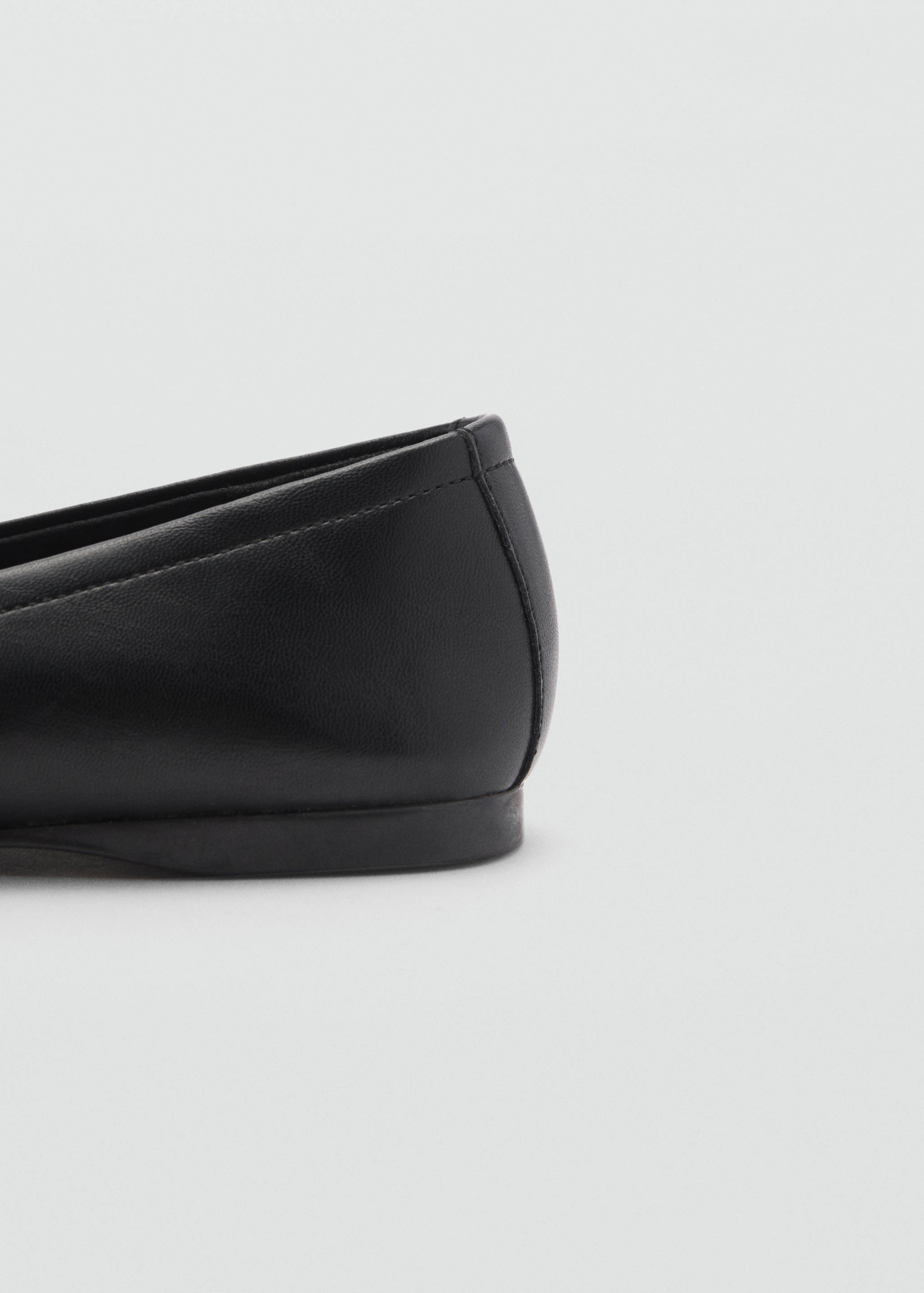 铆钉细带芭蕾平底鞋 - null