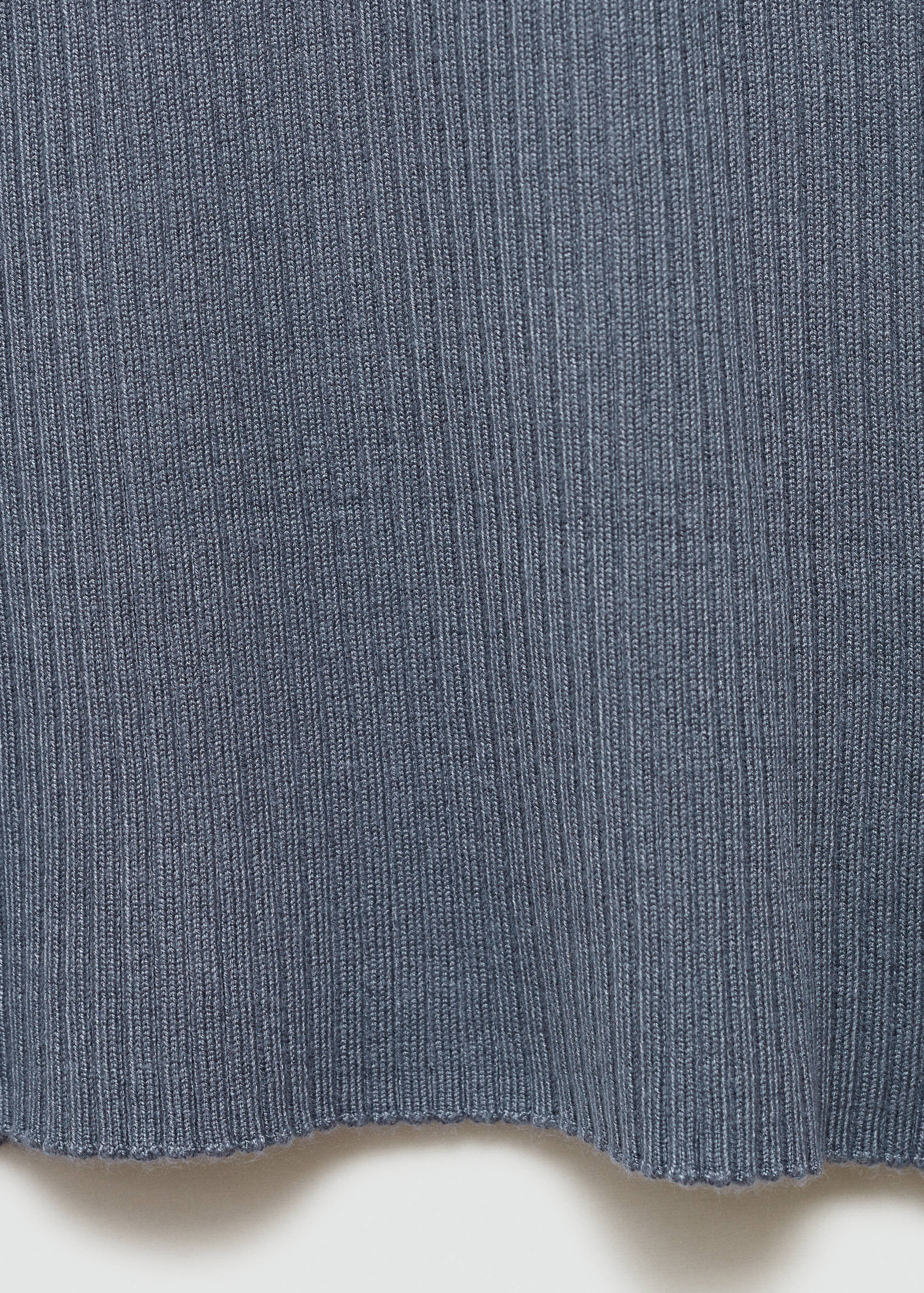 Vestit midi canalé - Detall de l'article 0