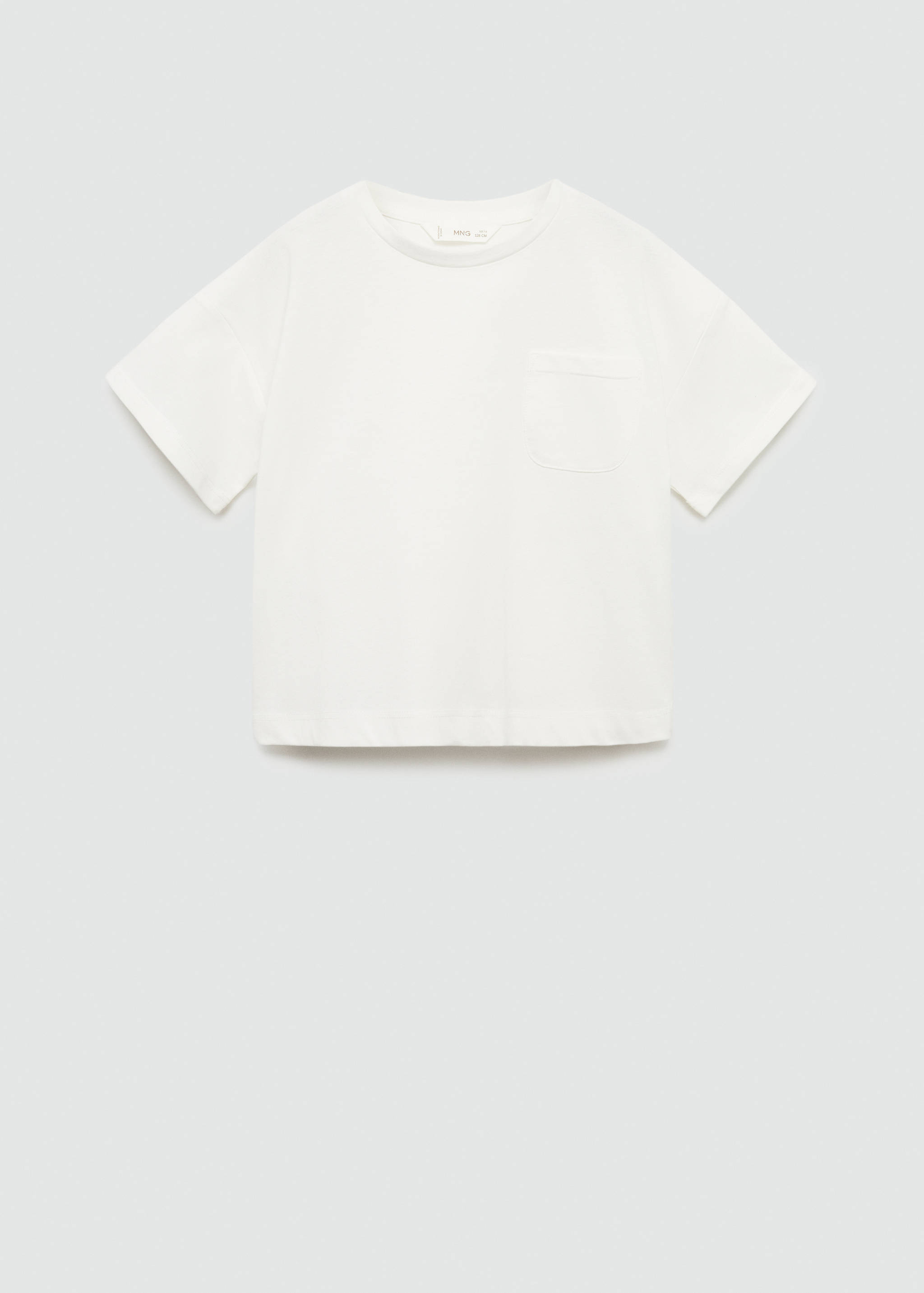 Pocket cotton T-shirt - Article without model