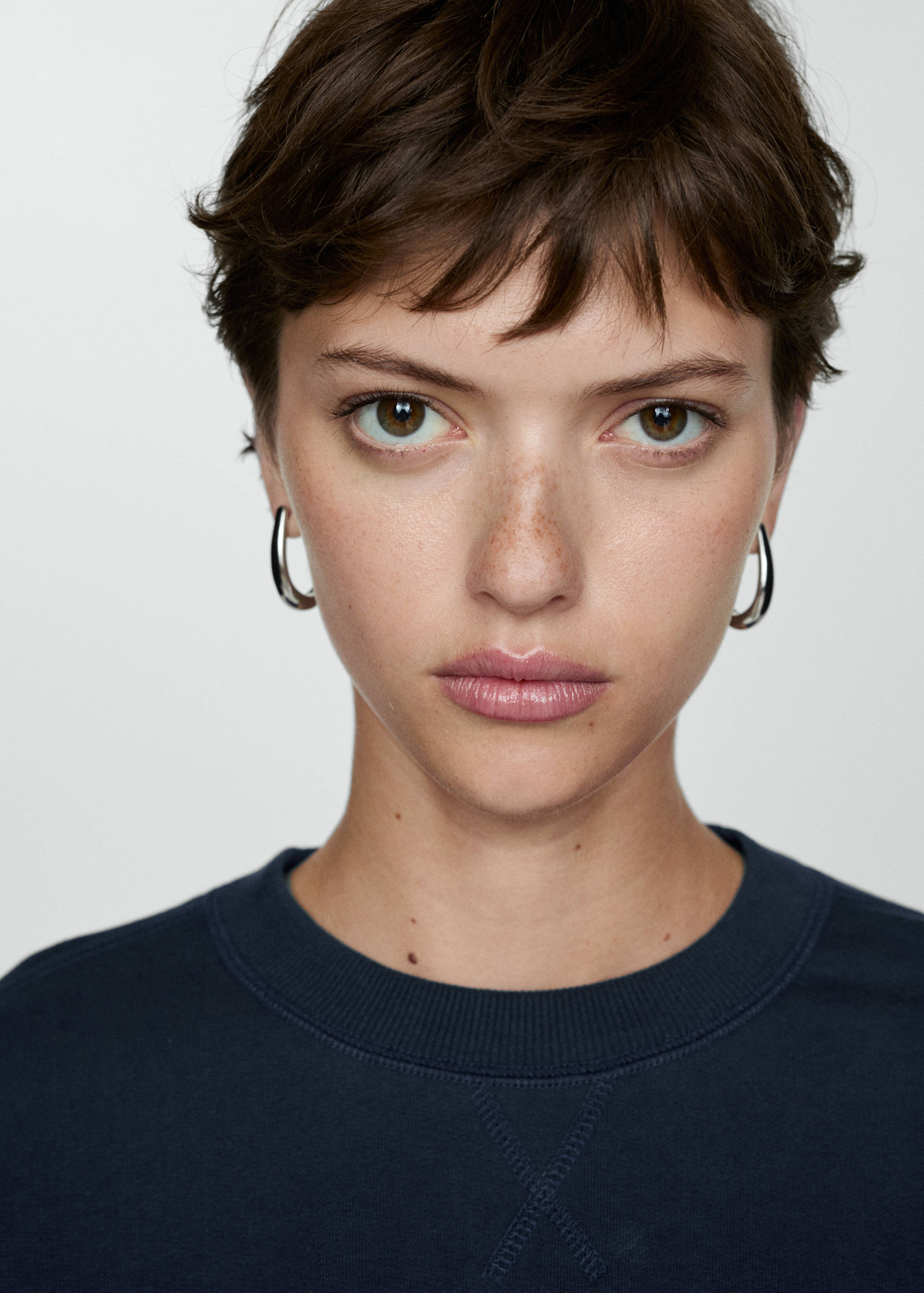 Sudadera algodón cuello redondo - Detalle del artículo 1