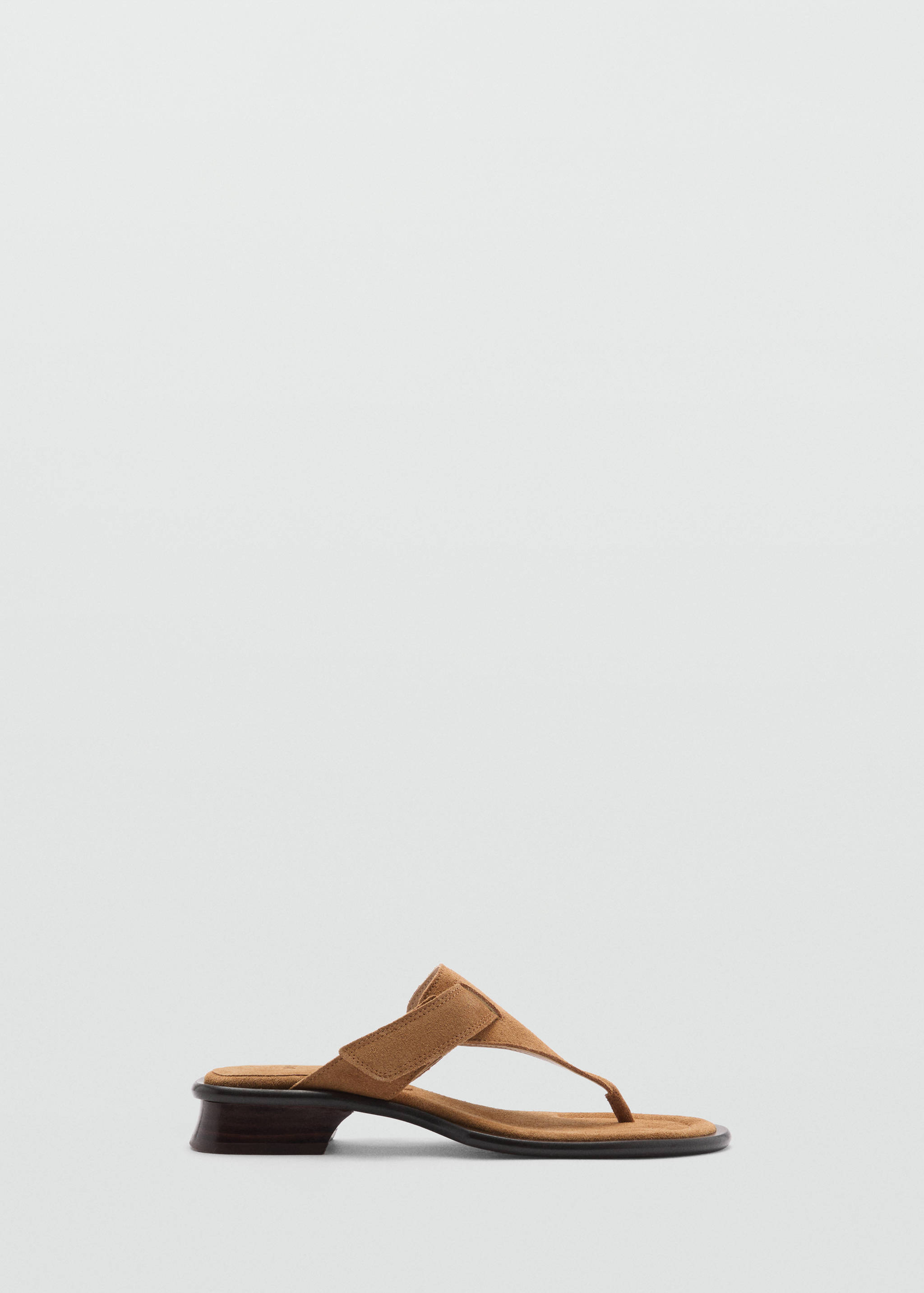 Suede panel sandal - Article without model