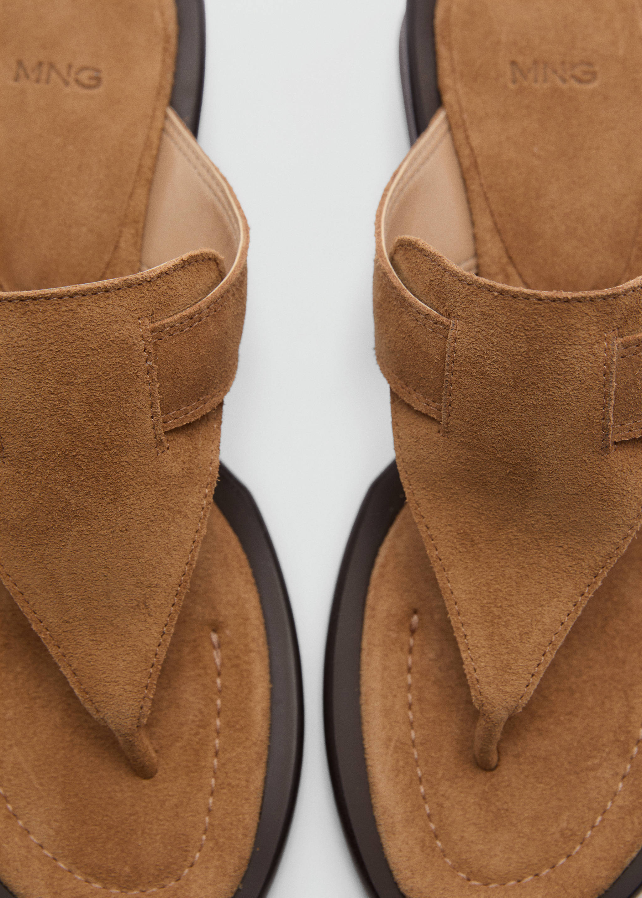 Suede panel sandal - Details of the article 2