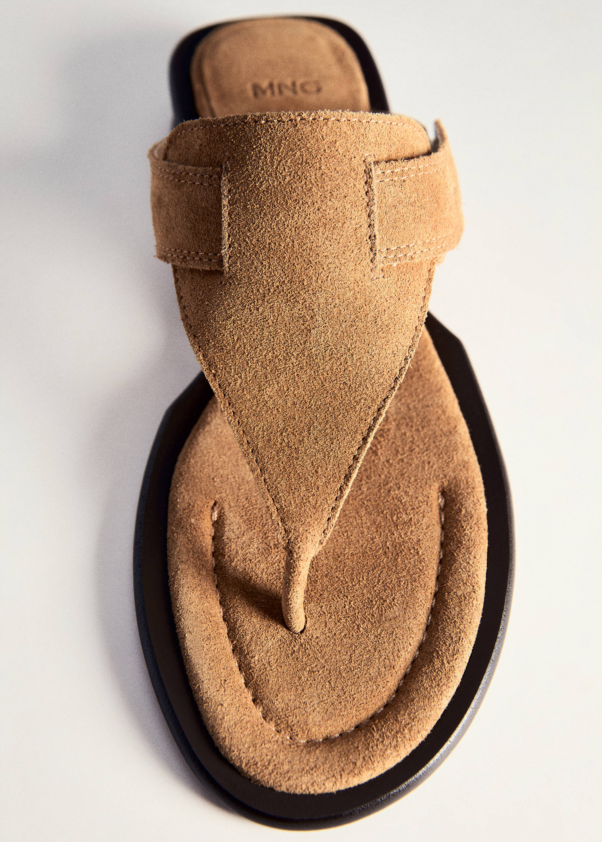 Suede panel sandal - Details of the article 5