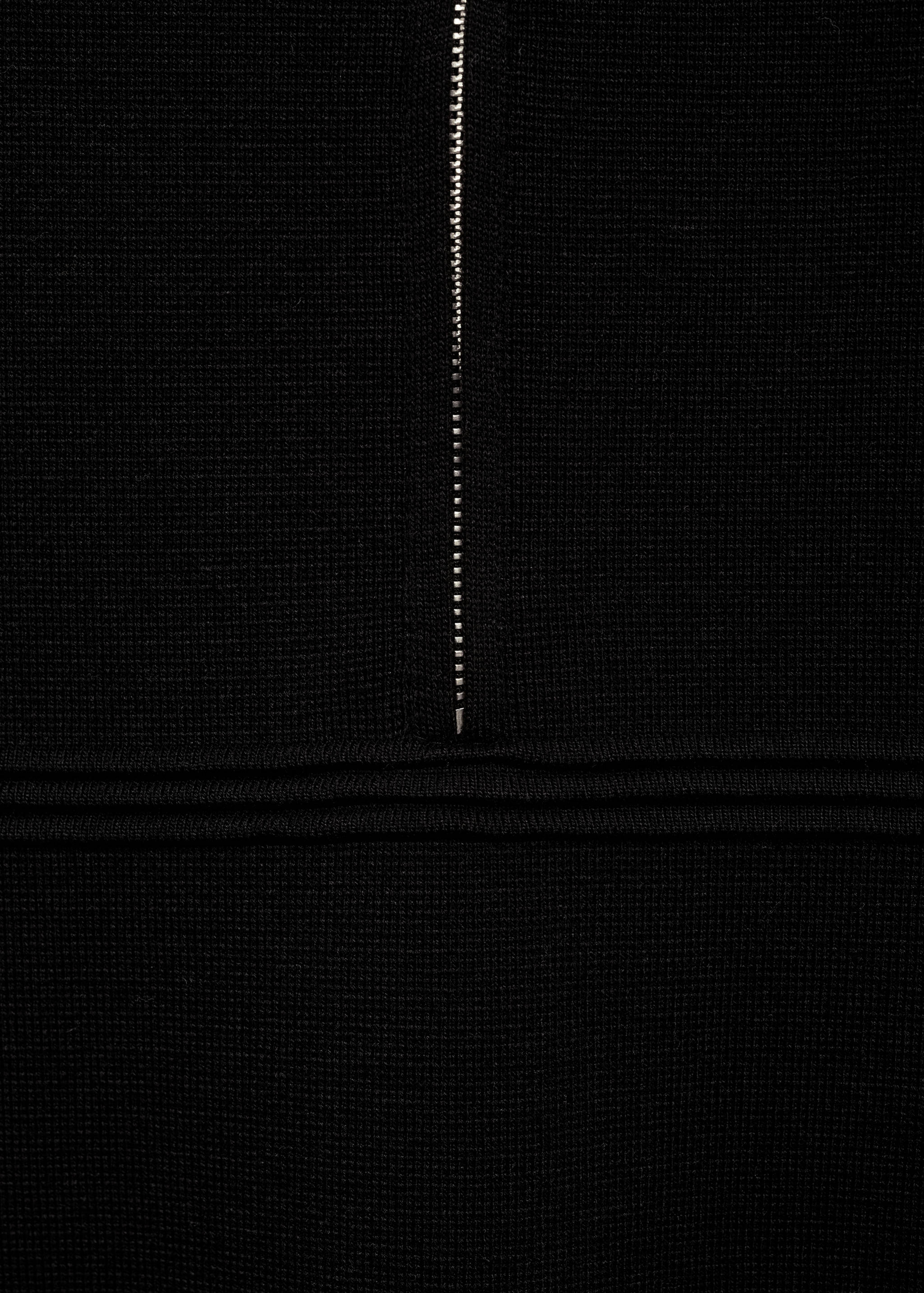 Vestido corto punto cremallera - Detalle del artículo 0