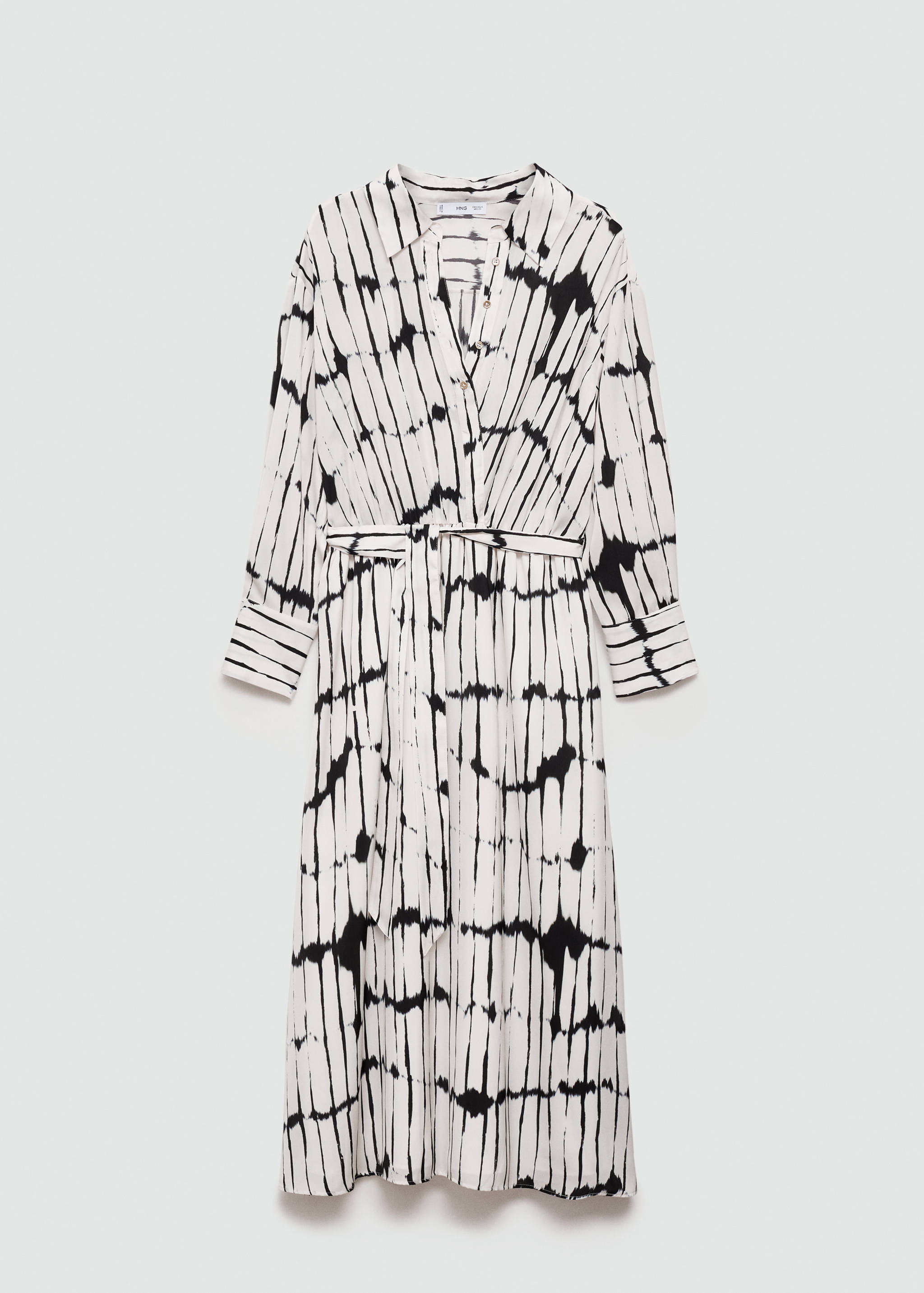 Printed shirt dress - Article without model