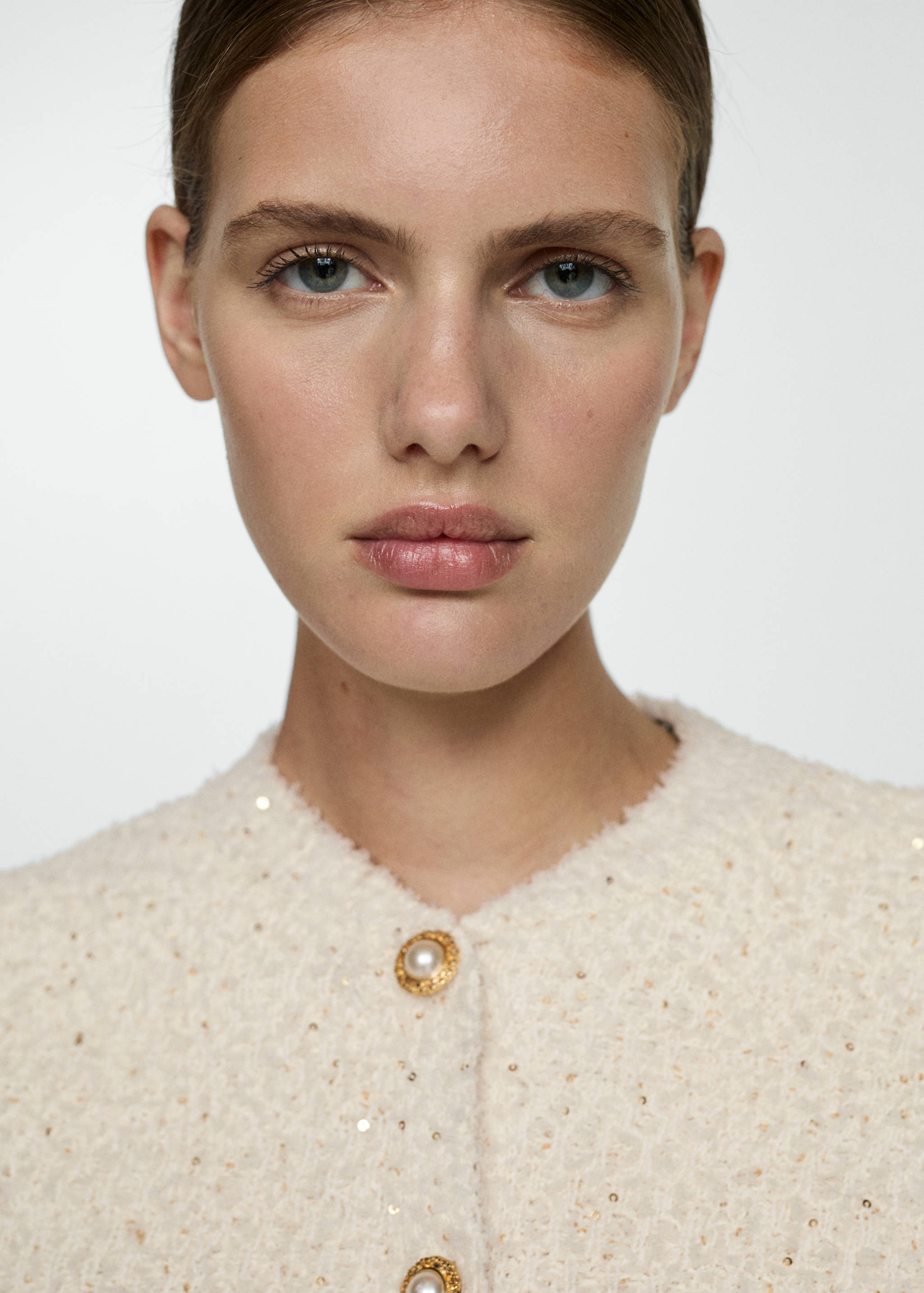 Gebreid gilet met pailletten - Detail van het artikel 1