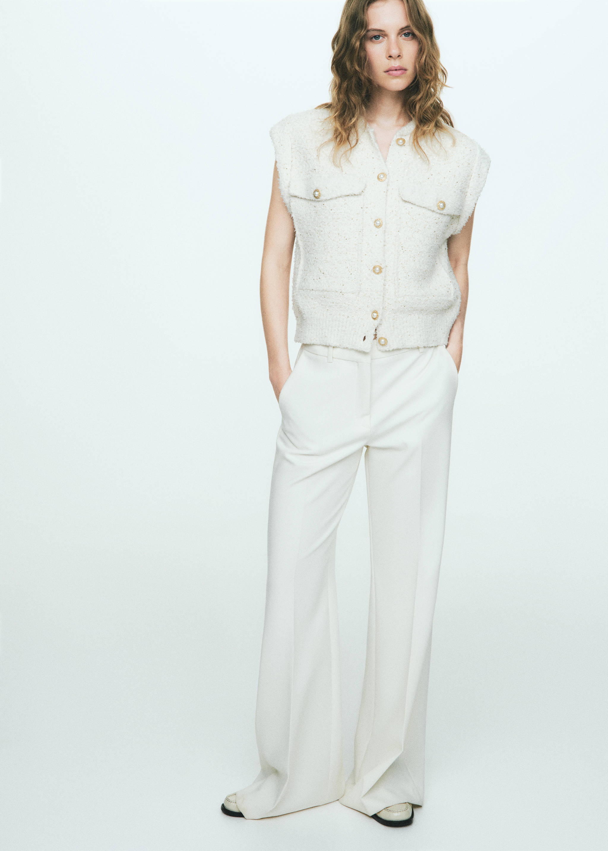 Gebreid gilet met pailletten - Detail van het artikel 7