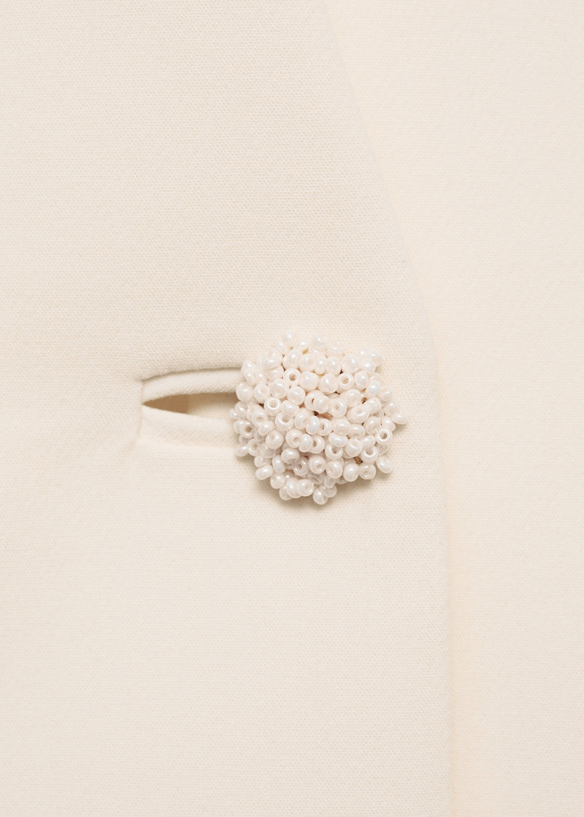 Halter-neck vest with jewel button - Details of the article 8