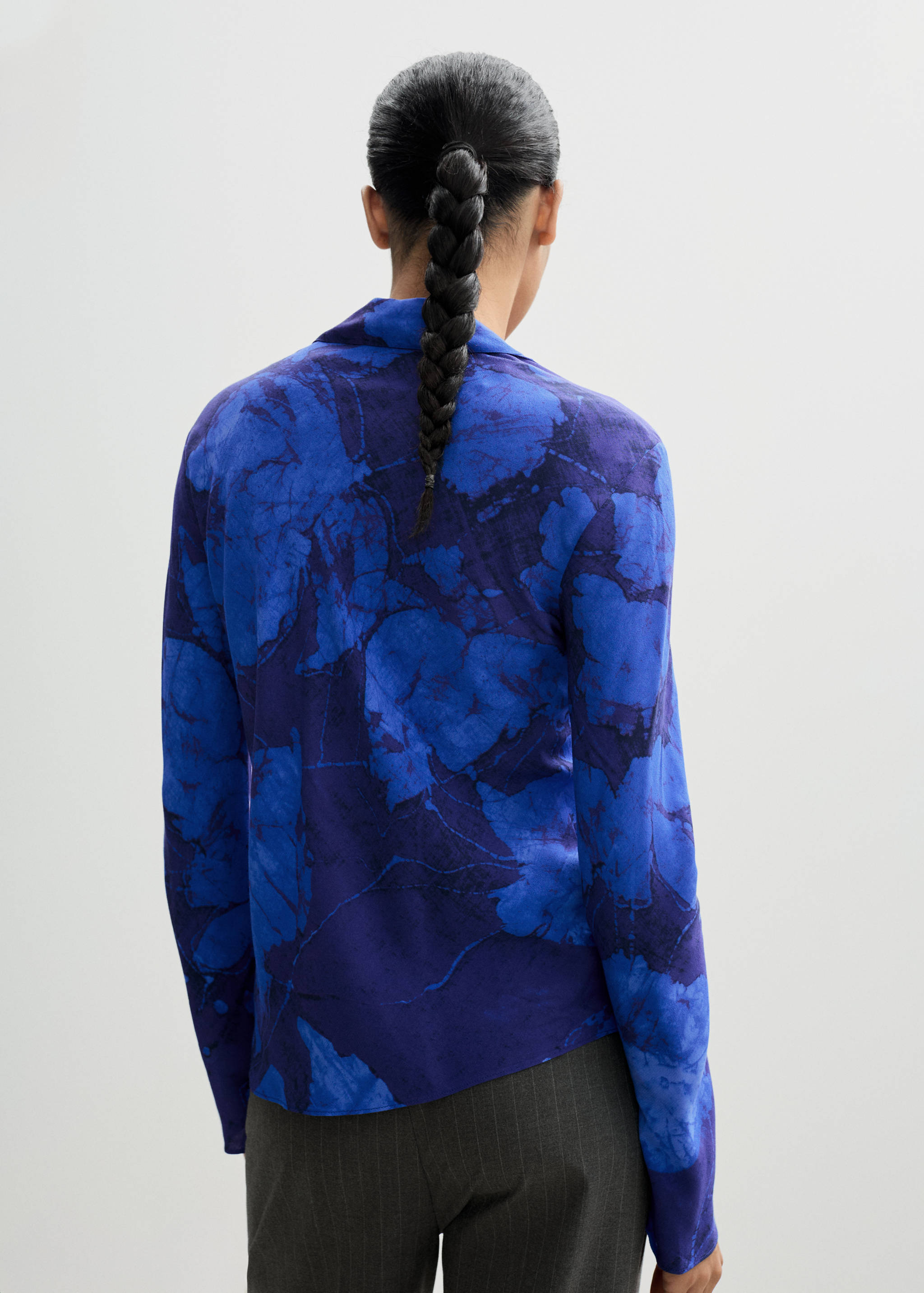 Camisa estampado floral - Reverso del artículo