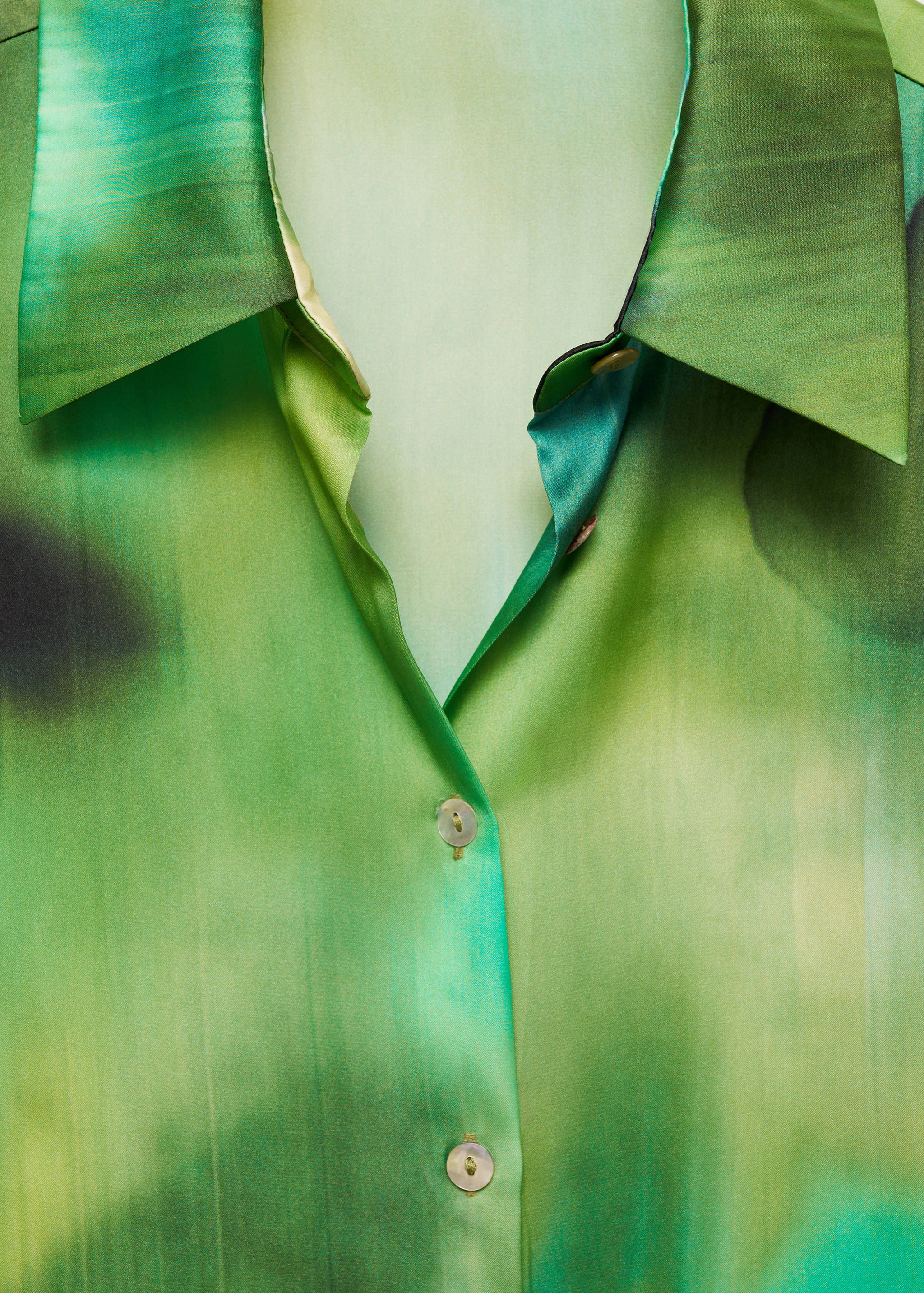 Chemise satinée imprimée - Détail de l'article 8