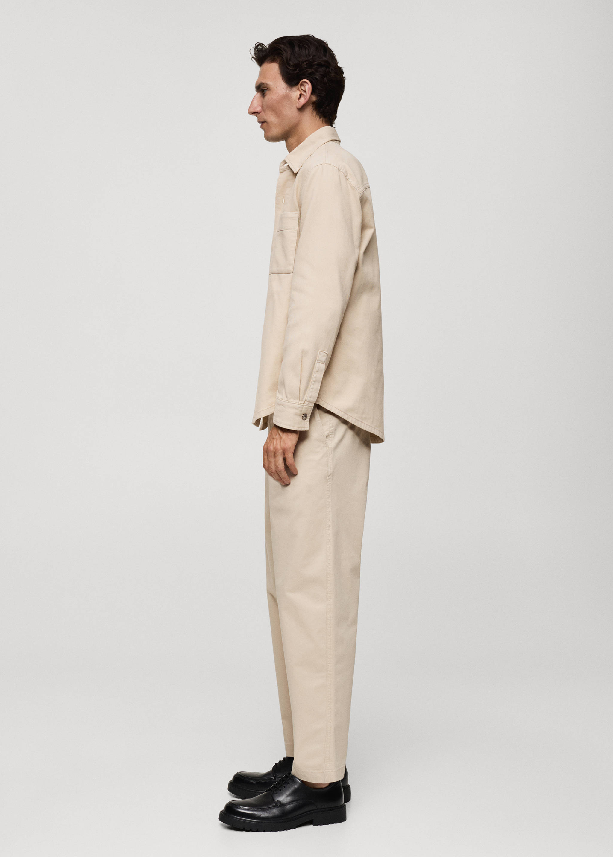 Pantalón regular fit algodón pinzas - Detalle del artículo 2