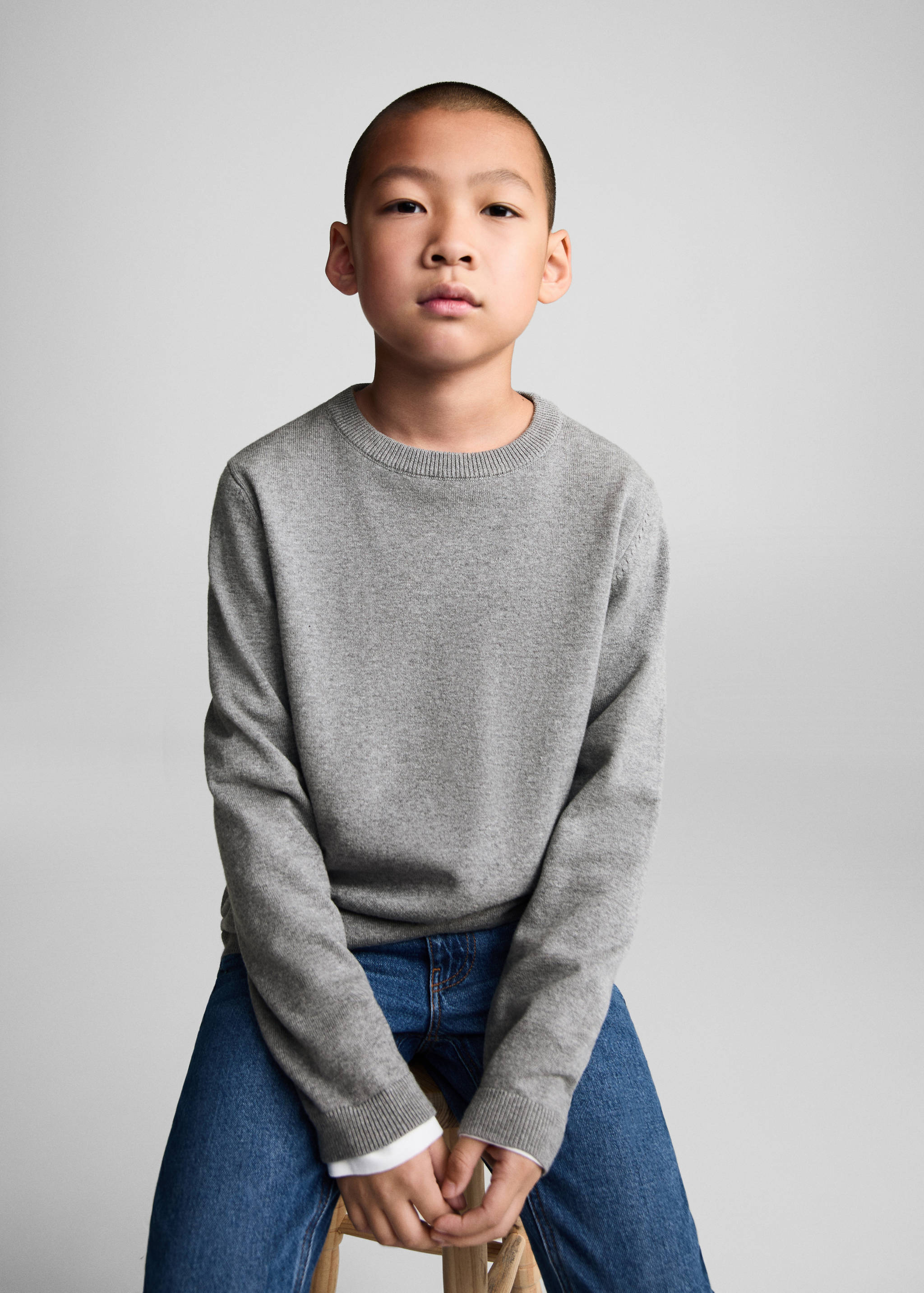 Jersey punto algodón - Plano medio