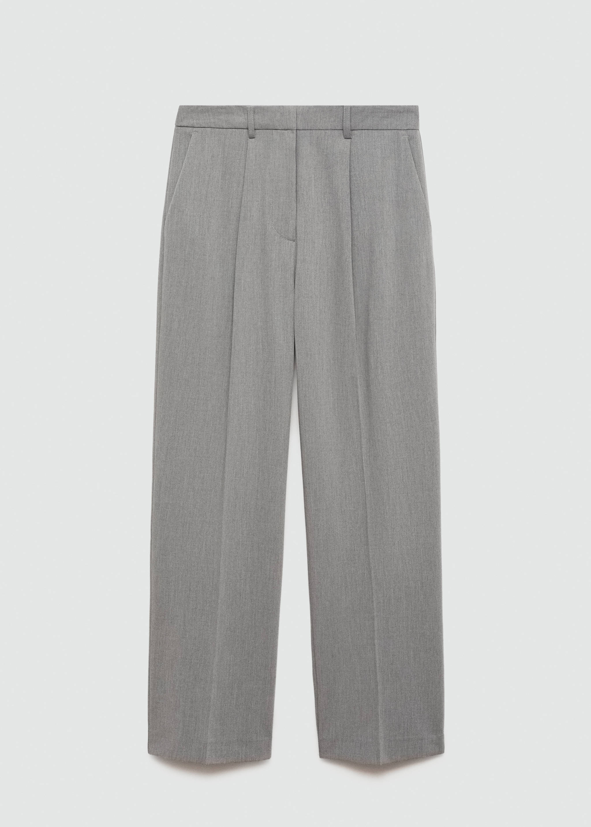 Pantaloni diritti pinces - Articolo senza modello