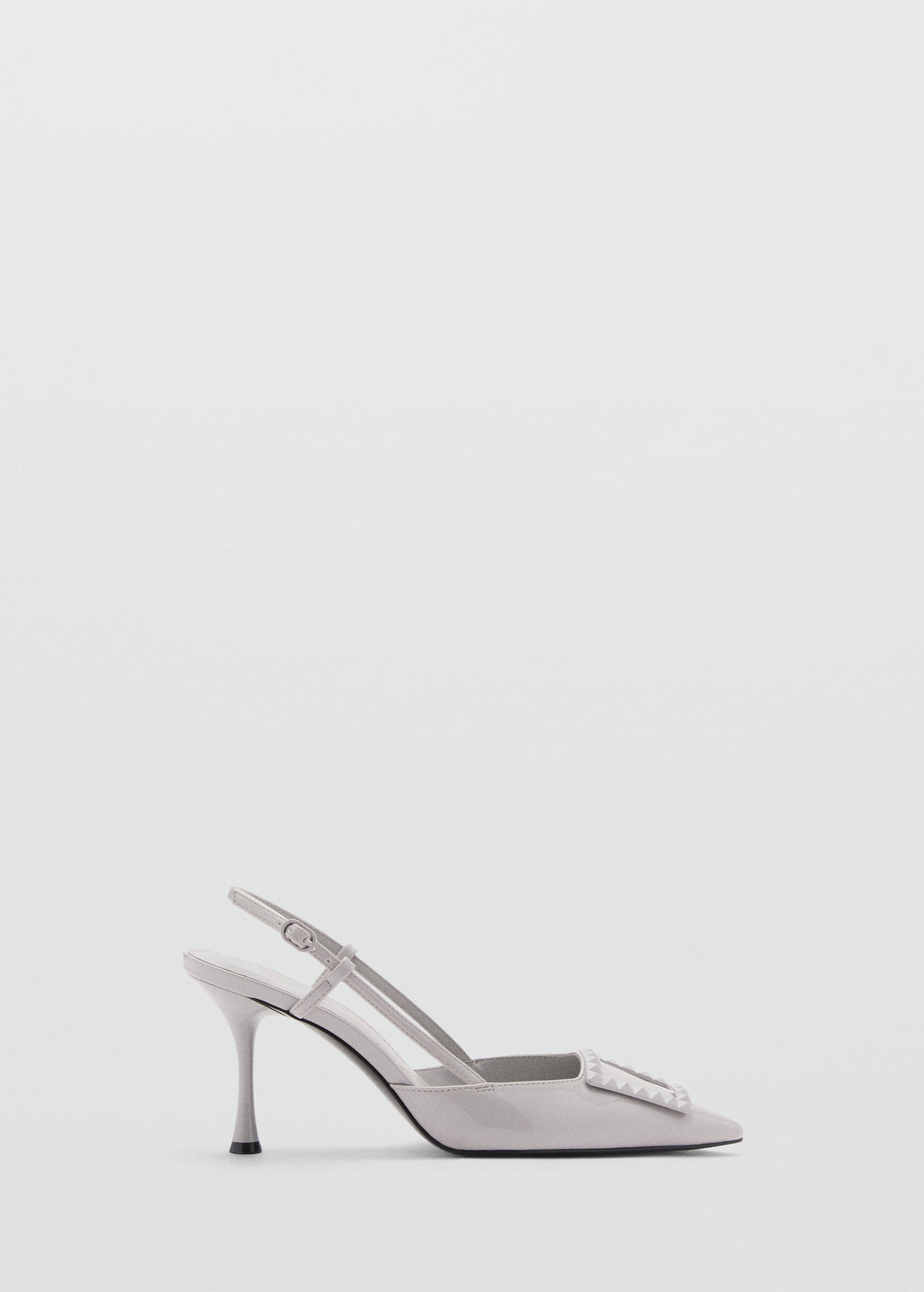 Лаковые туфли на каблуке без задника - Изделие без модели