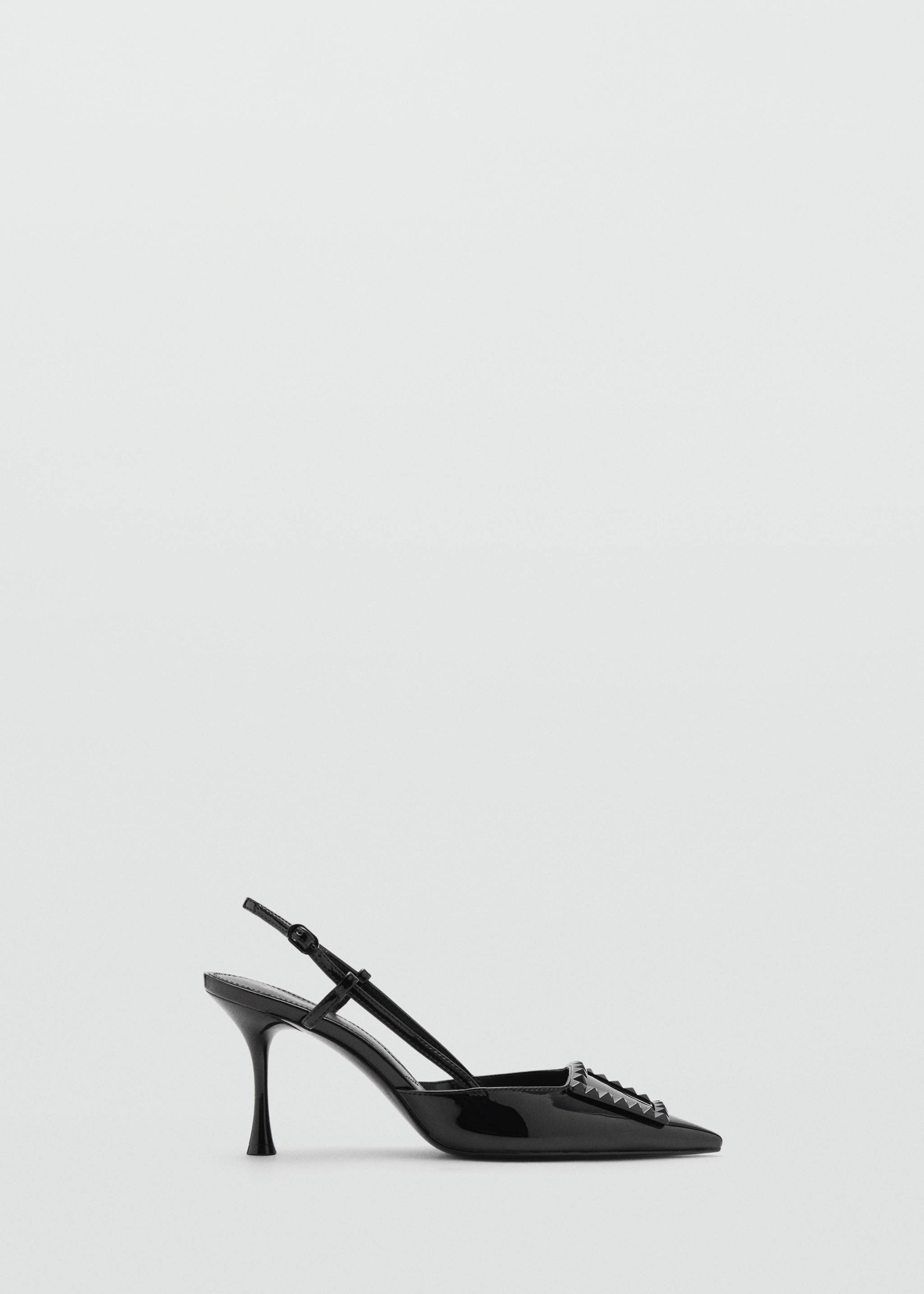 Patent leather slingback-heeled shoes - Article without model