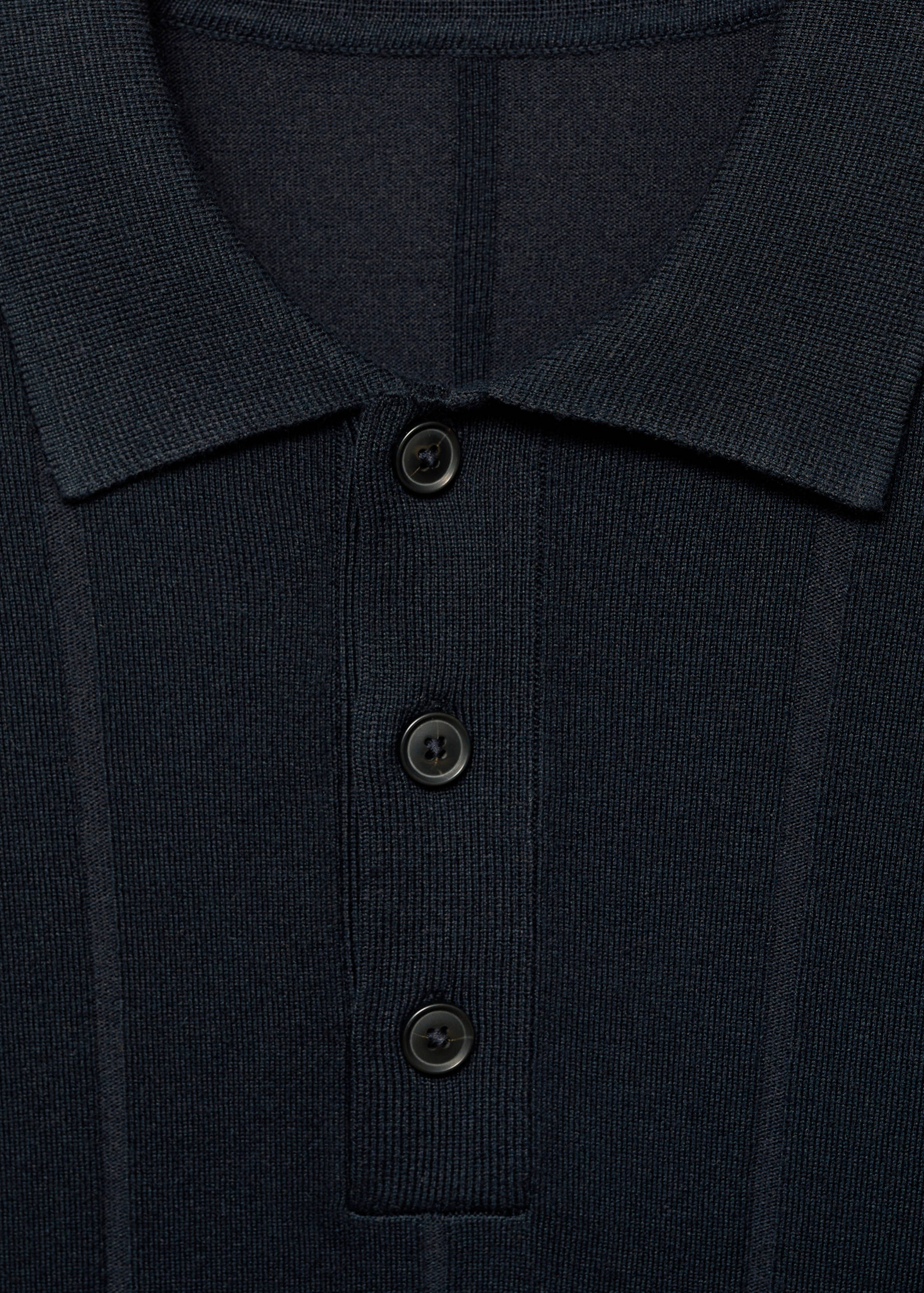 Polo maille fine côtelée - Détail de l'article 8