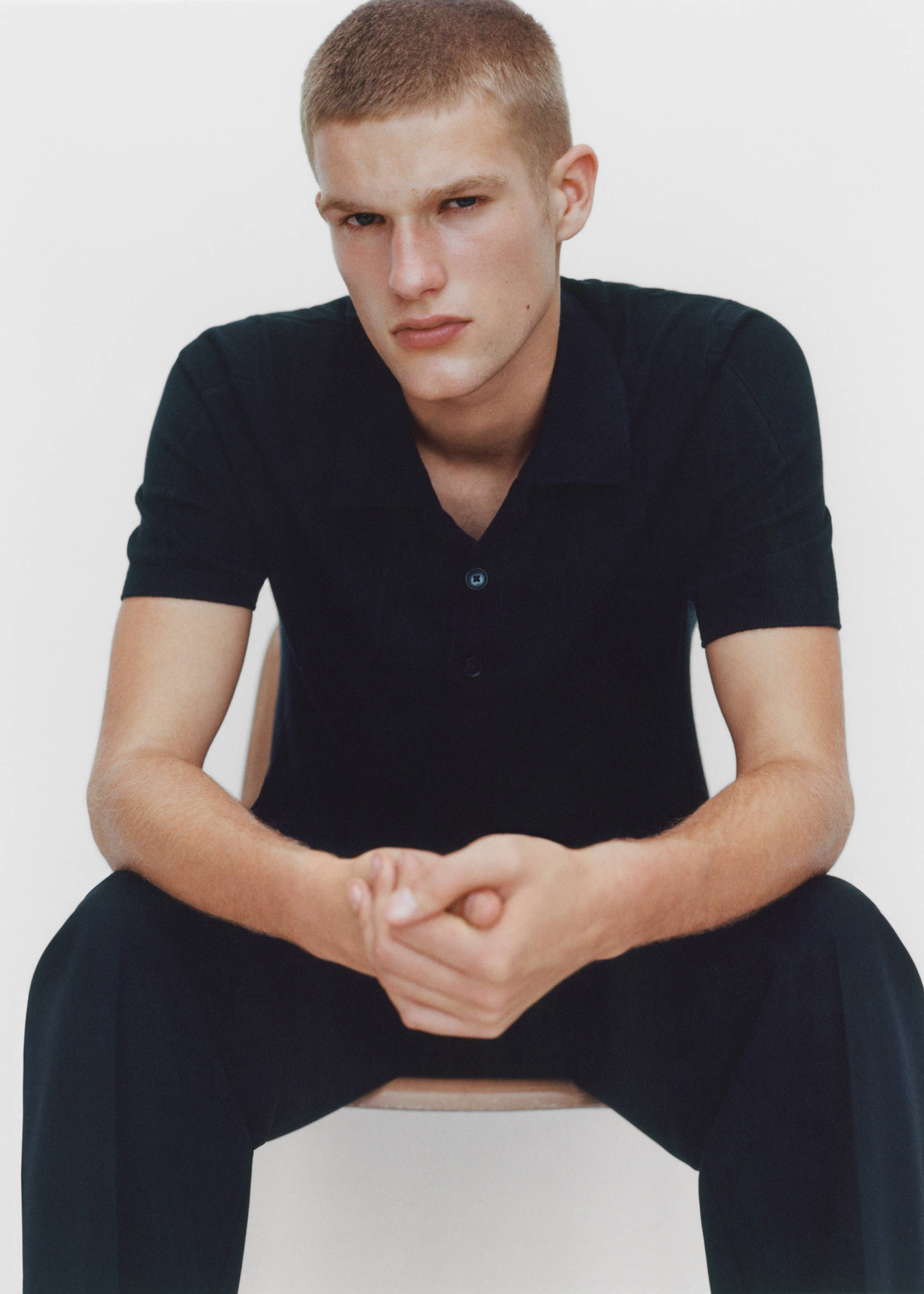 Polo maille fine côtelée - Détail de l'article 5