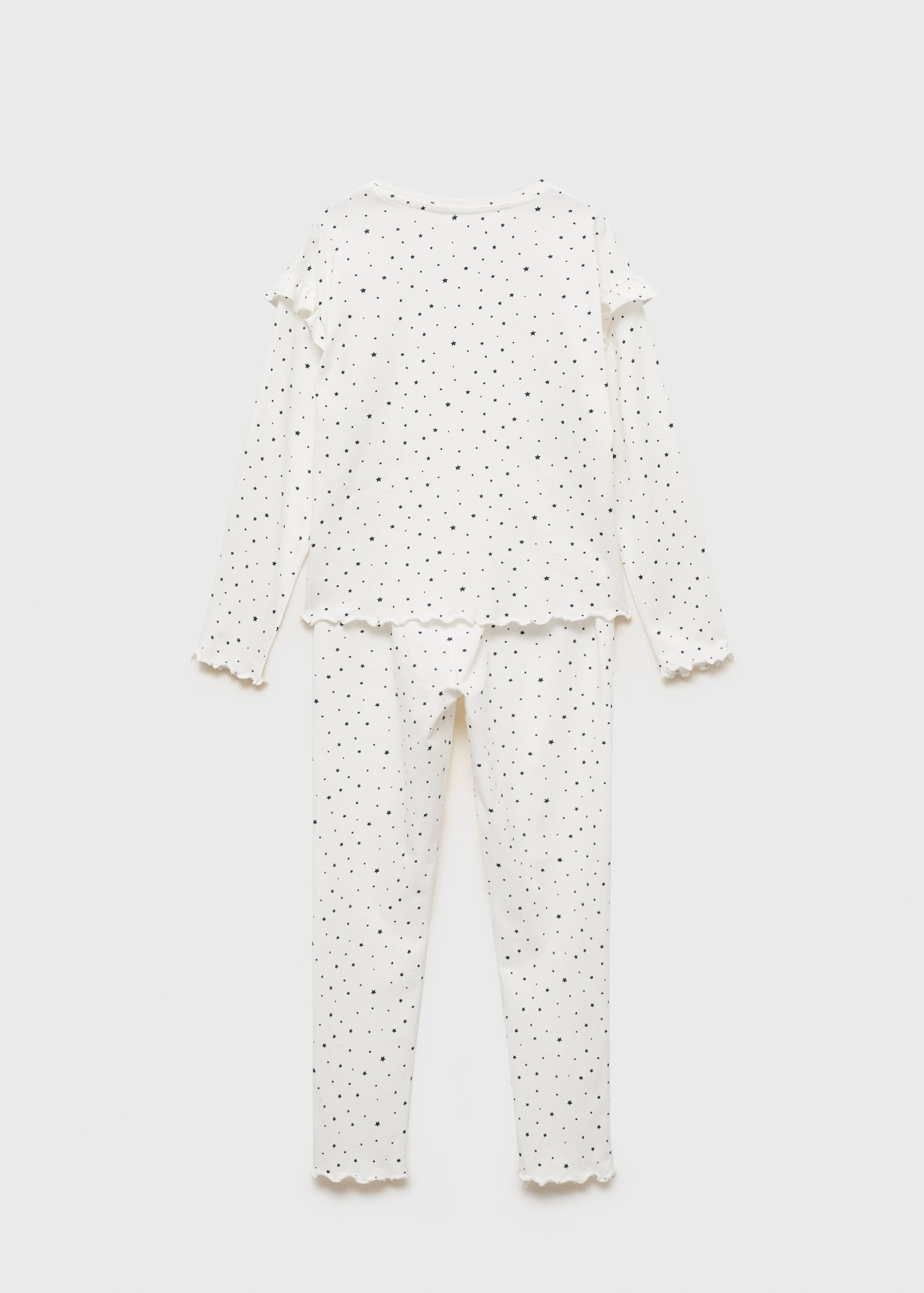 Pyjama long imprimé étoiles - Verso de l’article